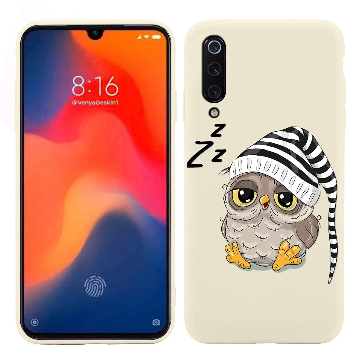Cute Owl Pattern Silicone Case for Xiaomi Mi 11 Pro 5G (6.81