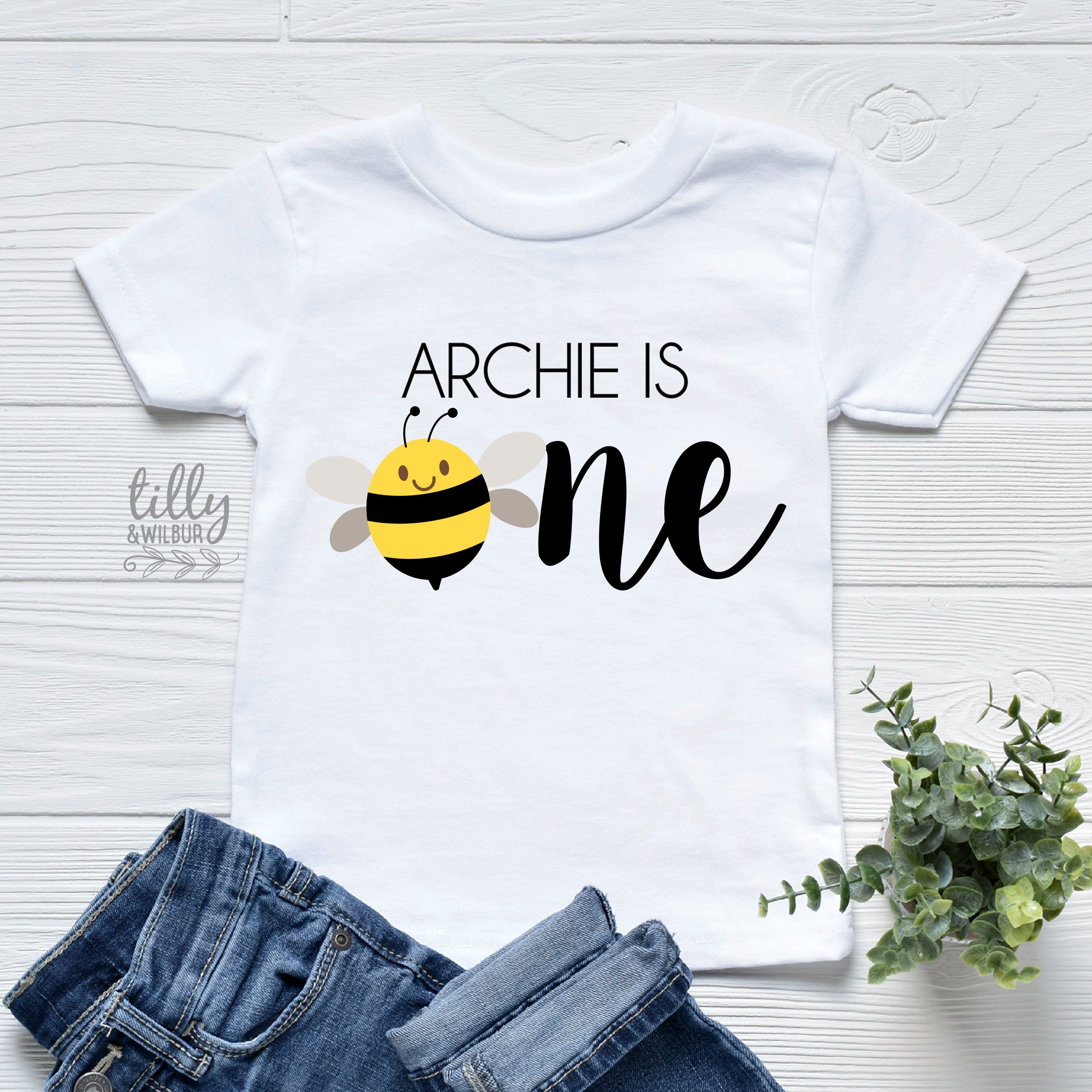 1st Birthday T-Shirt for Baby Boys & Girls - Cute First Birthday Outfit for Parties & Photo Shoots