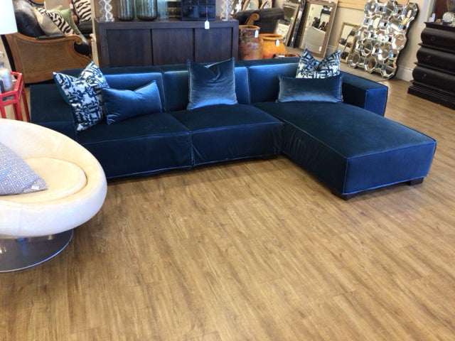 Rove Concepts 2-Piece Sectional Sofa with Minor Burn Marks & Scratches - Modern Living Room Furniture for Small Spaces | Perfect for Apartments, Condos & Cozy Homes