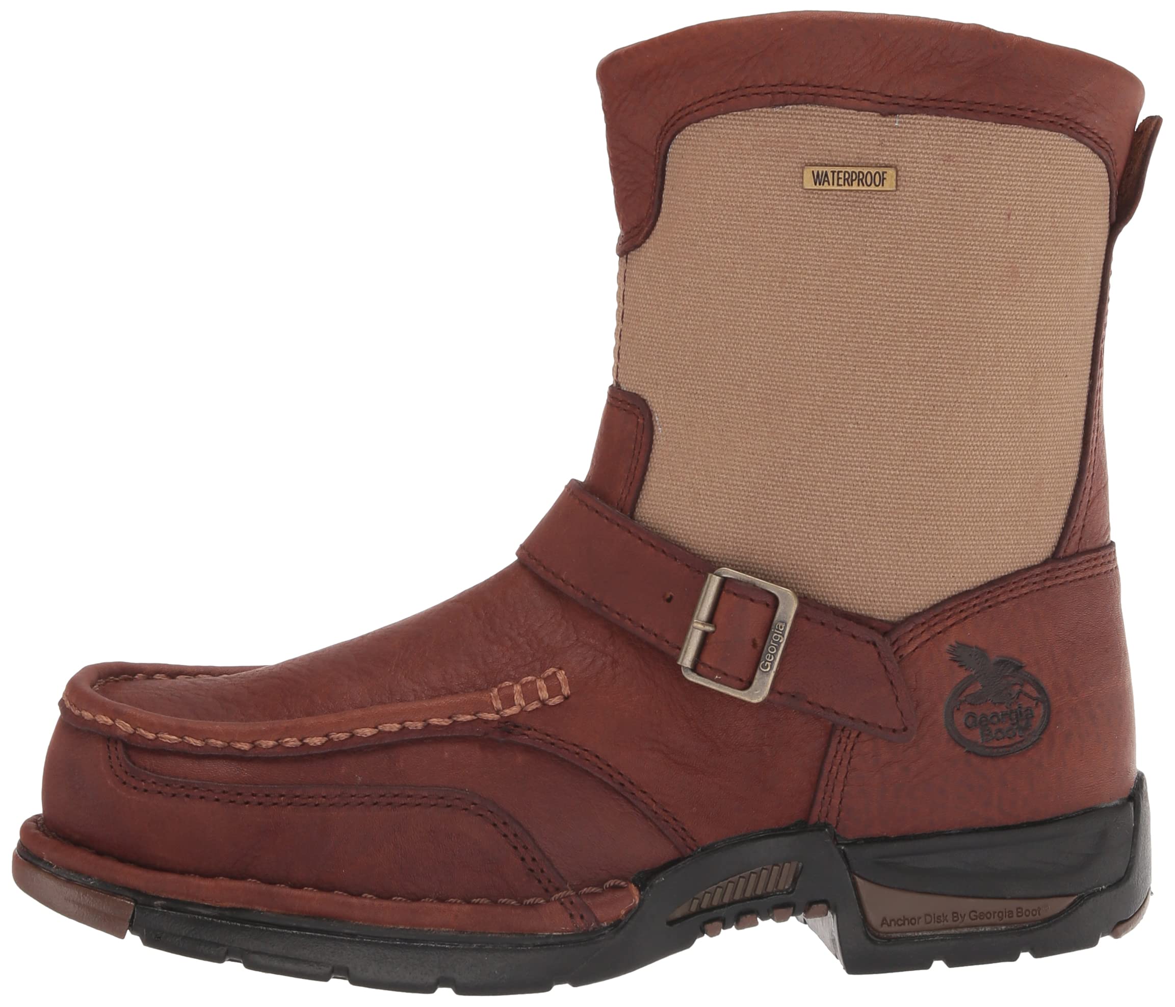 Georgia Boot Men's Athens Industrial Work Boots - Waterproof, Slip-Resistant, Steel Toe - Perfect for Construction, Landscaping & Heavy Duty Work