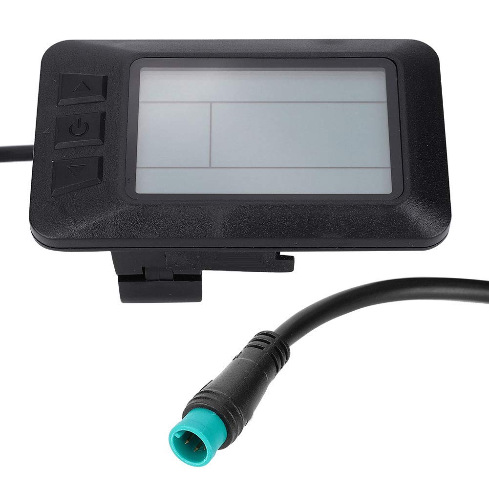KT-LCD7 Bike Computer - Waterproof LCD Display, Speedometer & Odometer with USB Charging for Electric Bikes/E-Bikes - Perfect for Commuting, Mountain Biking & Road Cycling