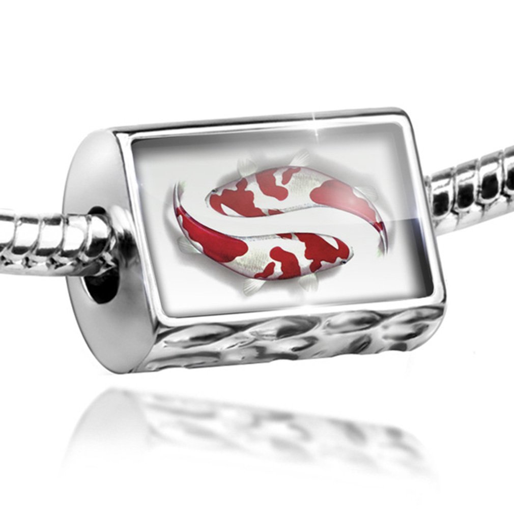 Charm Koi Fish Beads - Compatible with European Bracelets for Women & Men - Perfect for DIY Jewelry Making, Gifts, and Fashion Accessories