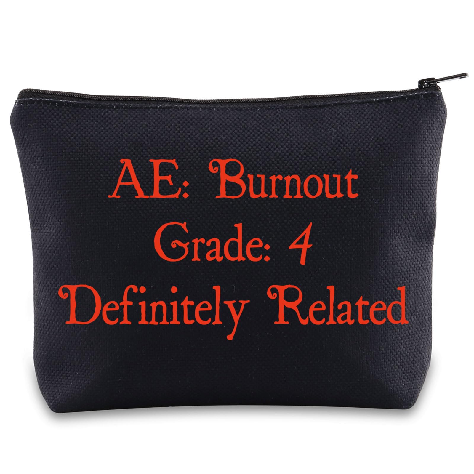 JNIAP Clinical Research Coordinator Makeup Bag - Perfect Gift for Clinical Instructors, Nurses & Researchers - Durable Canvas Tote for Medical Professionals (Great for Conferences & Daily Use)
