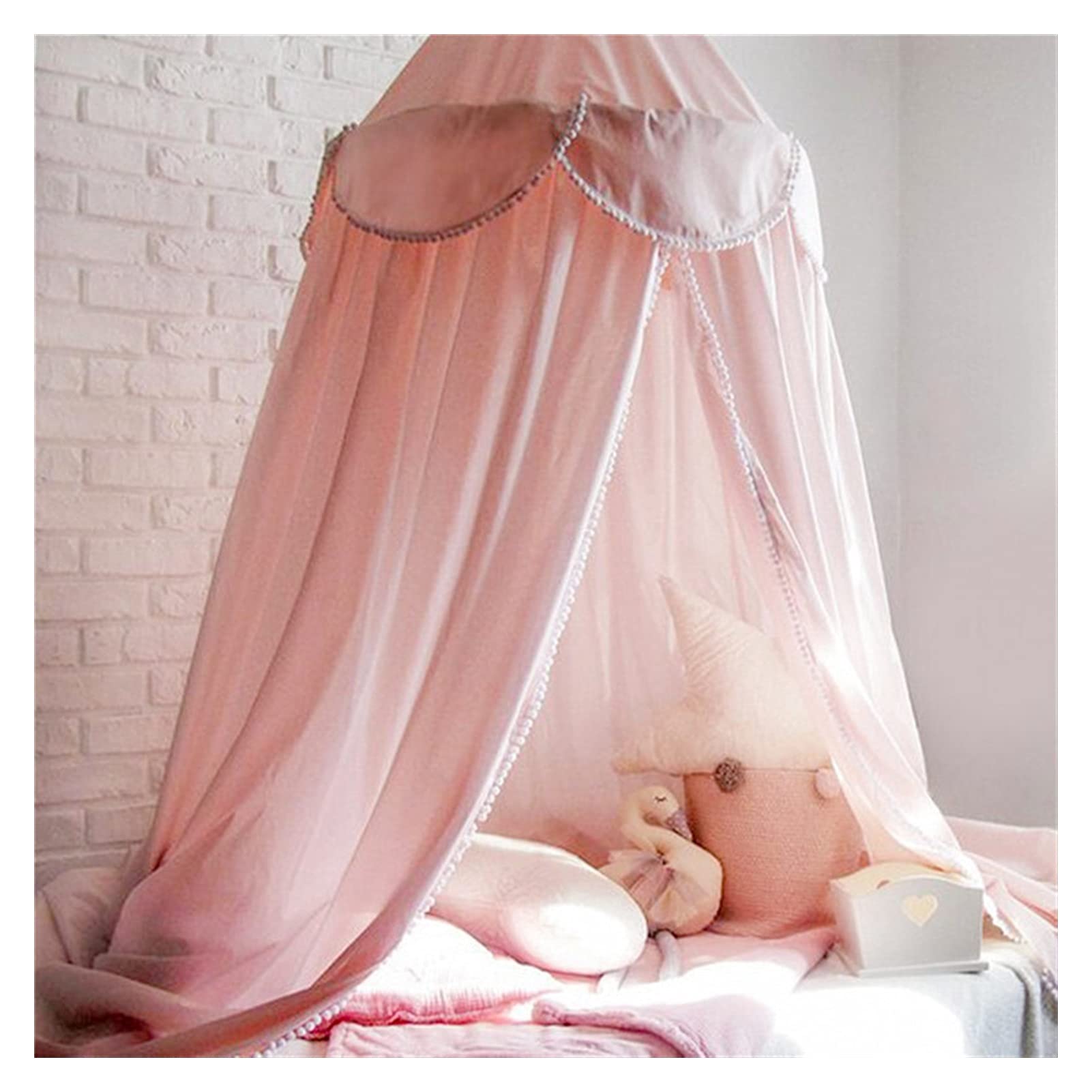 240x260cm Bed Canopy Curtain - Elegant Dome Tent for Bedroom Decor, Baby Crib Canopy & Romantic Bed Cover | Perfect for Nursery, Wedding Decor & Cozy Bedroom Retreat