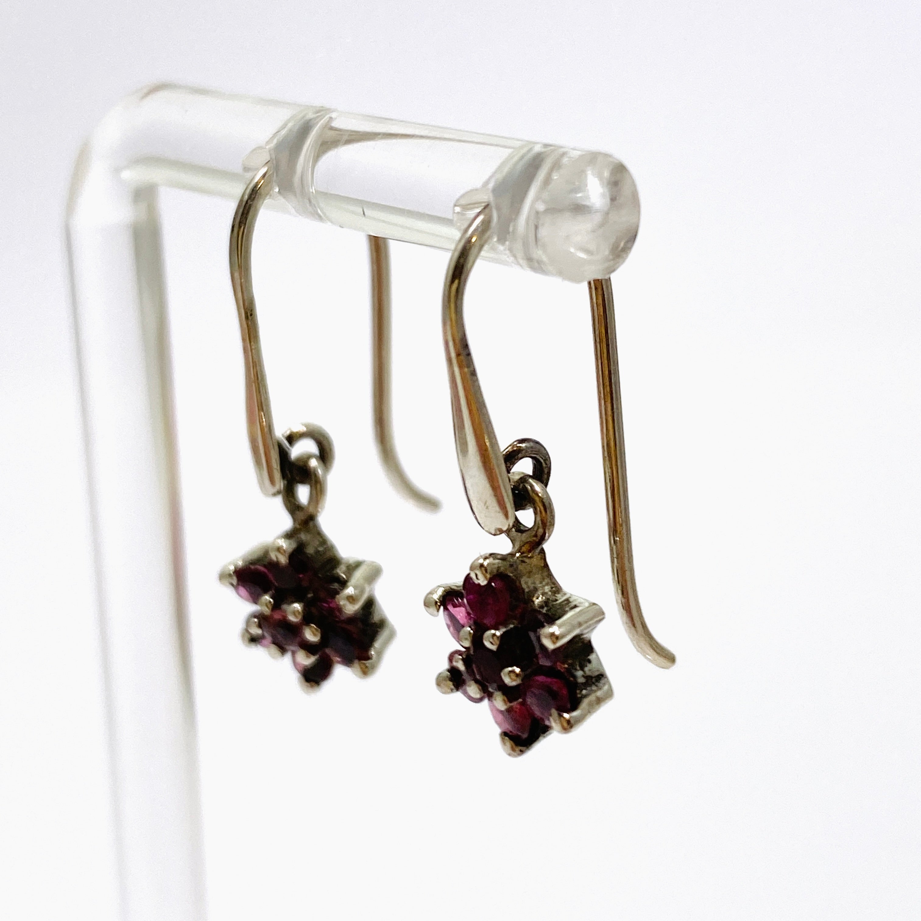 Pink Tourmaline Flower Faceted Earrings for Women - Elegant Gemstone Jewelry Gift for Birthday, Anniversary & Special Occasions | PEGJ246