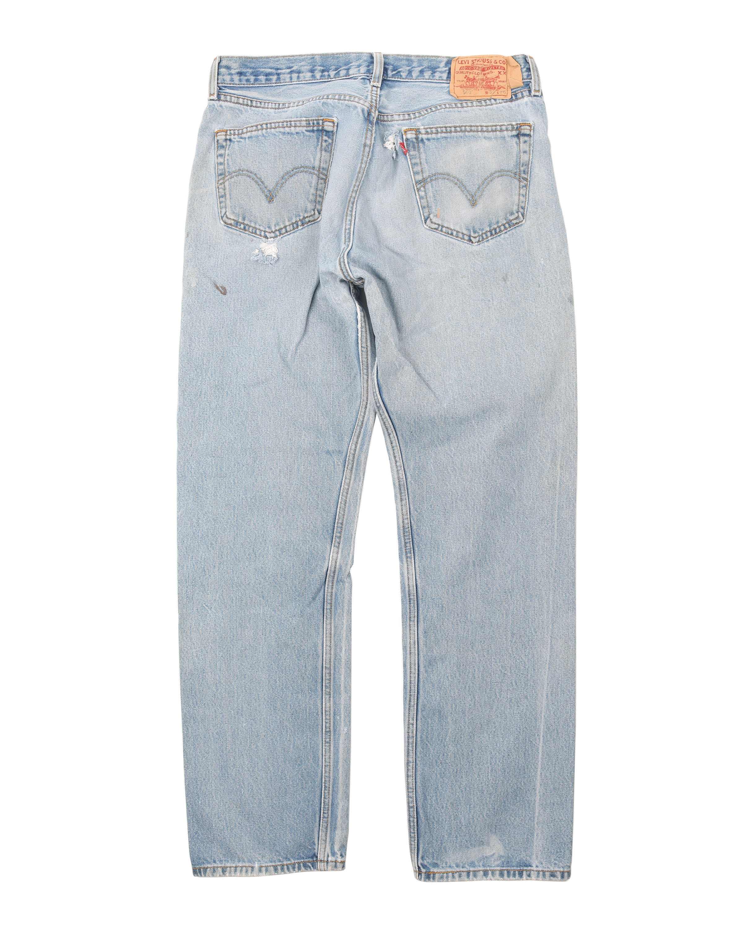 Vintage 1990s Levi's 501 Original Fit Painter Jeans - Classic Denim Pants for Men, Retro Workwear & Casual Style