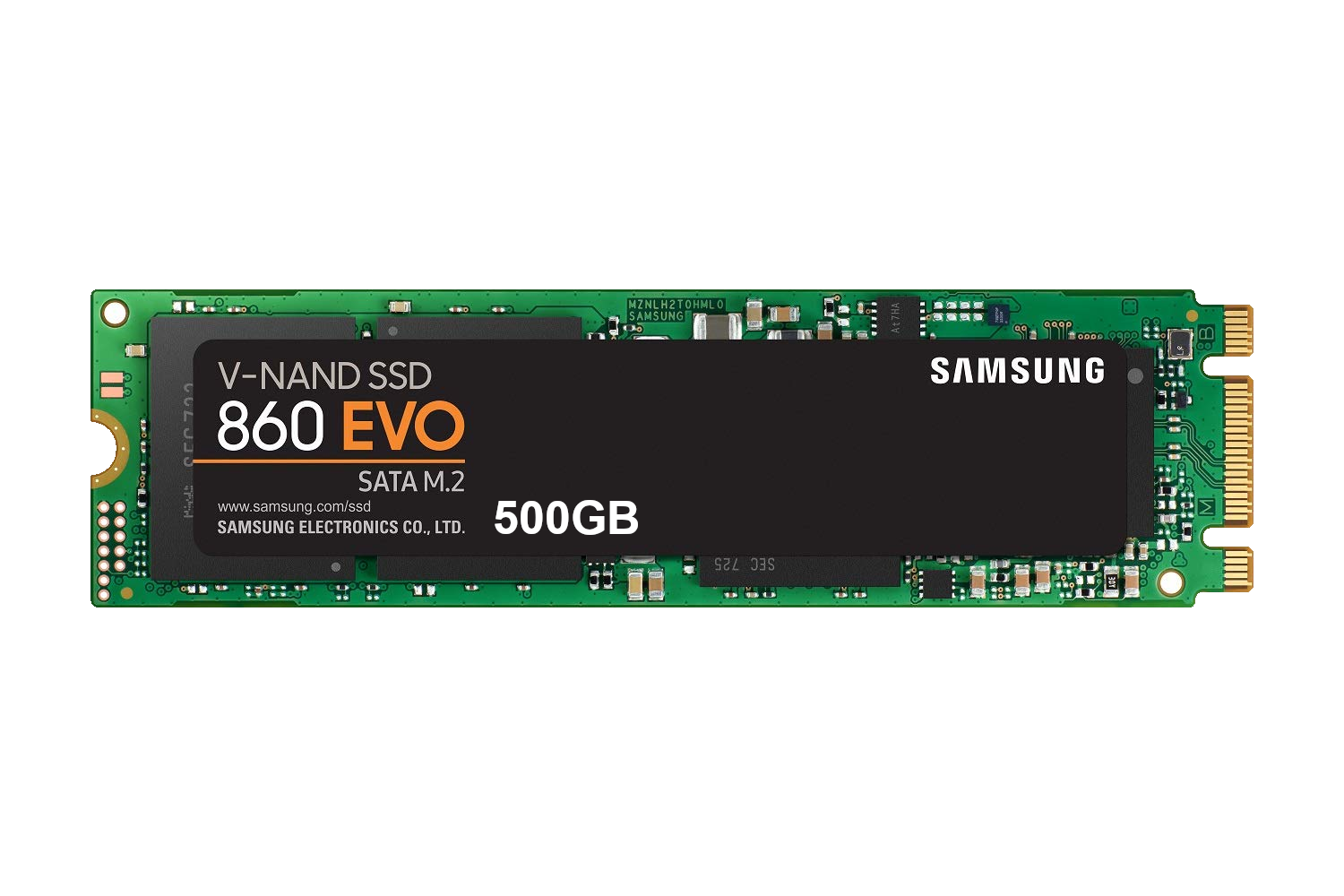 500GB Samsung 860 EVO M.2 SATA III Internal SSD - Fast & Reliable Solid State Drive for Laptop & Desktop Computers - Upgrade Your PC, Gaming, and Workstation Performance