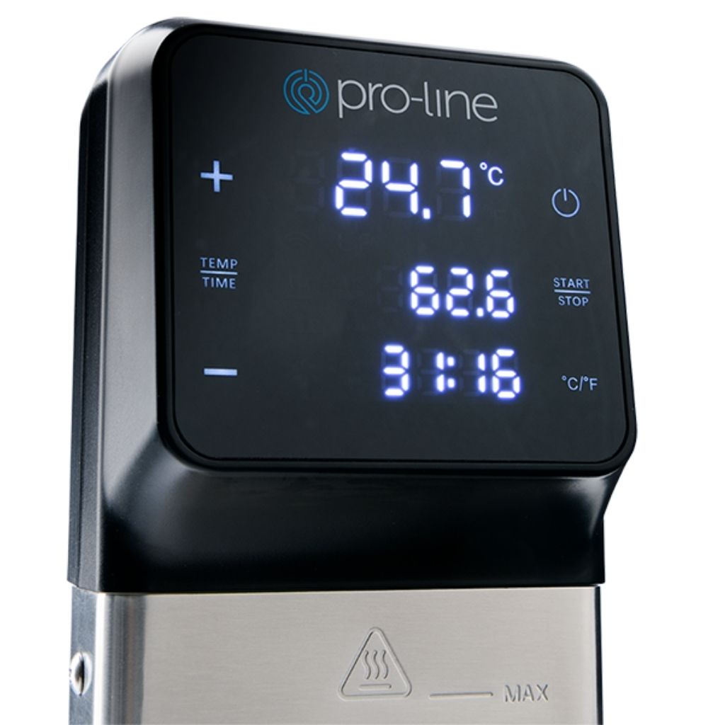 Pro Line Commercial Sous Vide Machine - Precision Immersion Circulator with IPX7 Waterproof Rating for Professional Kitchens & Home Chefs | Perfect for Steak, Seafood & Meal Prep