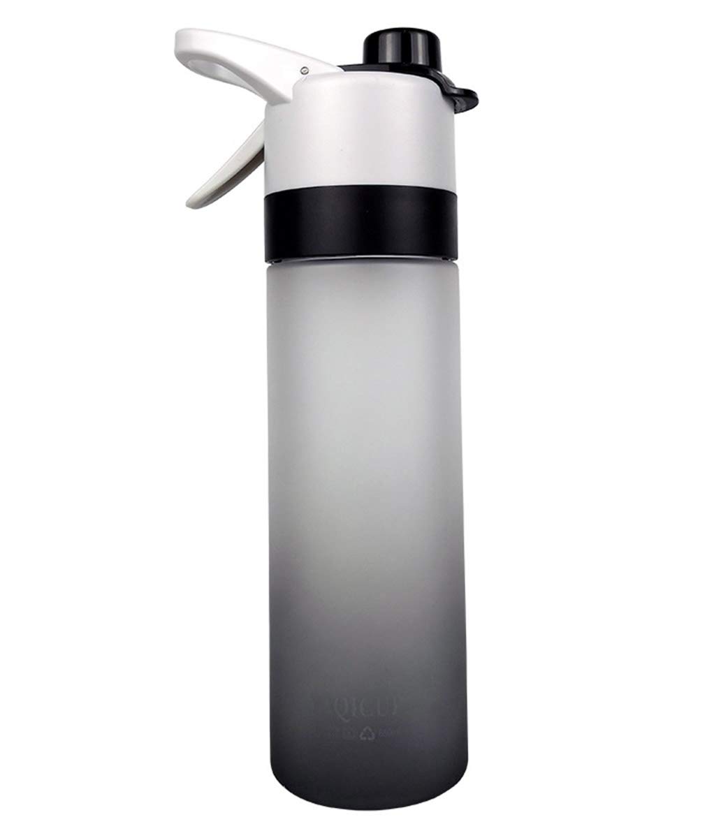 22 oz Mist Spray Water Bottle - Portable Sports Water Bottle with Anti-Leak Design for Hydration - Perfect for Gym, Running, Hiking & Outdoor Activities