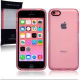 Apple iPhone 5C Frosted Bumper Case - Shockproof Protective Cover, Anti-Slip Grip, Pink (Compatible with iPhone 5C) - Perfect for Everyday Use, Travel & Outdoor Activities