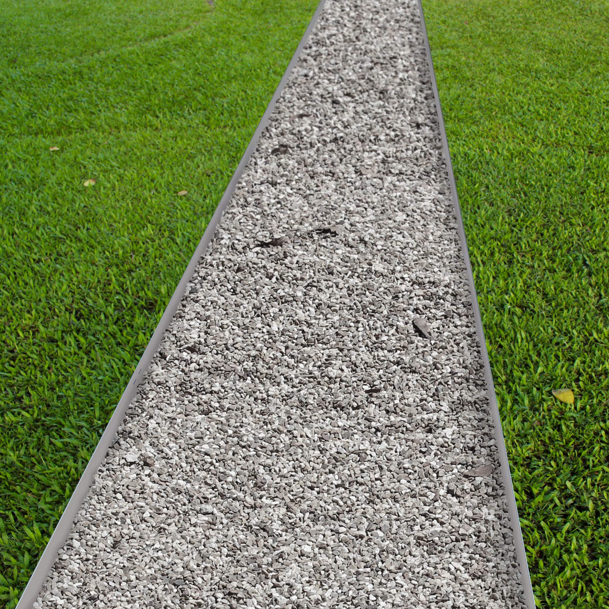 Vodaland 8-Inch Tall Aluminum Garden Edging Kit with 3 Installation Nails - Durable Lawn & Landscape Border for Flower Beds, Pathways & Yard Decoration