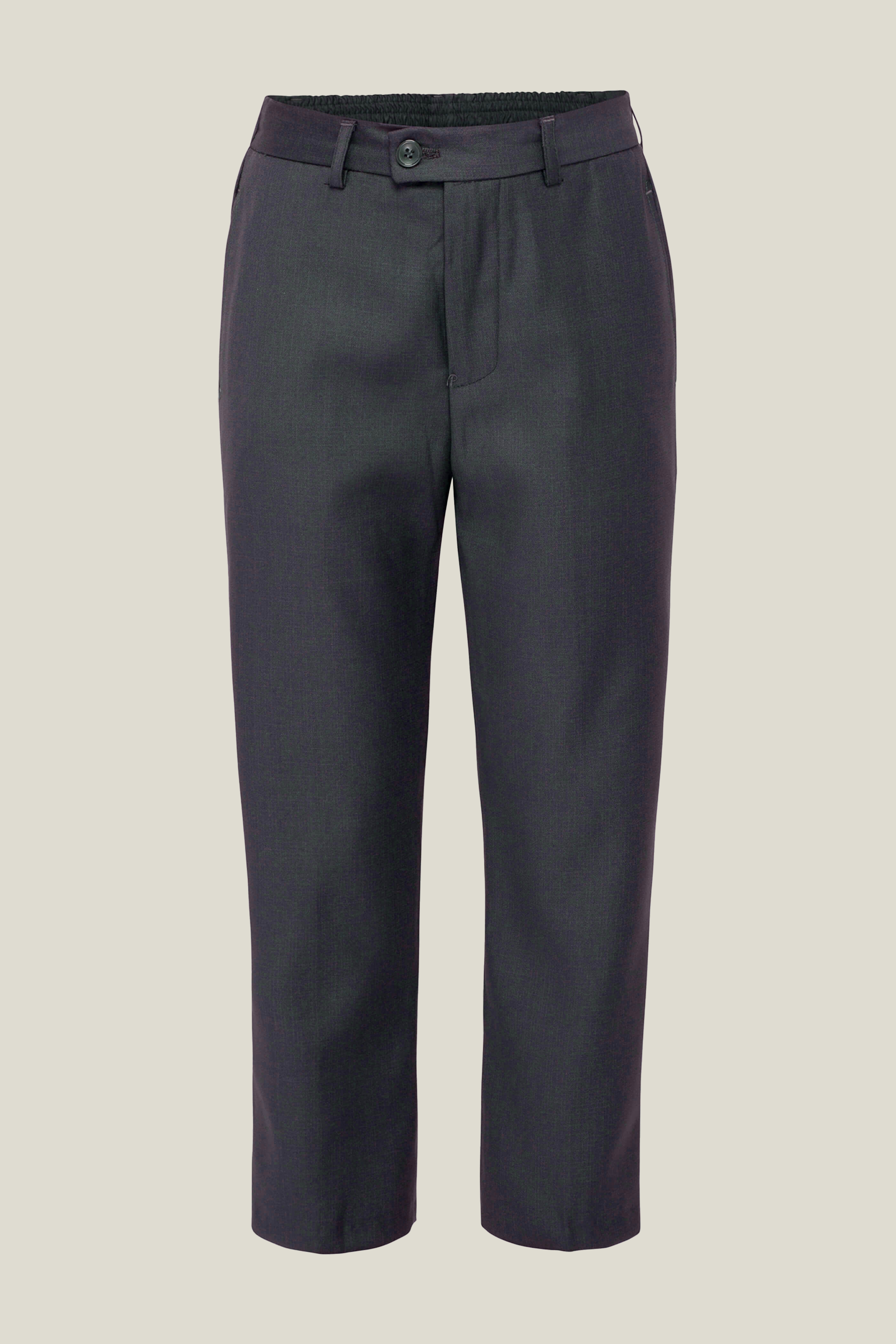 Boys Charcoal Grey Dress Pants - Comfortable School Uniform & Formal Wear for Kids