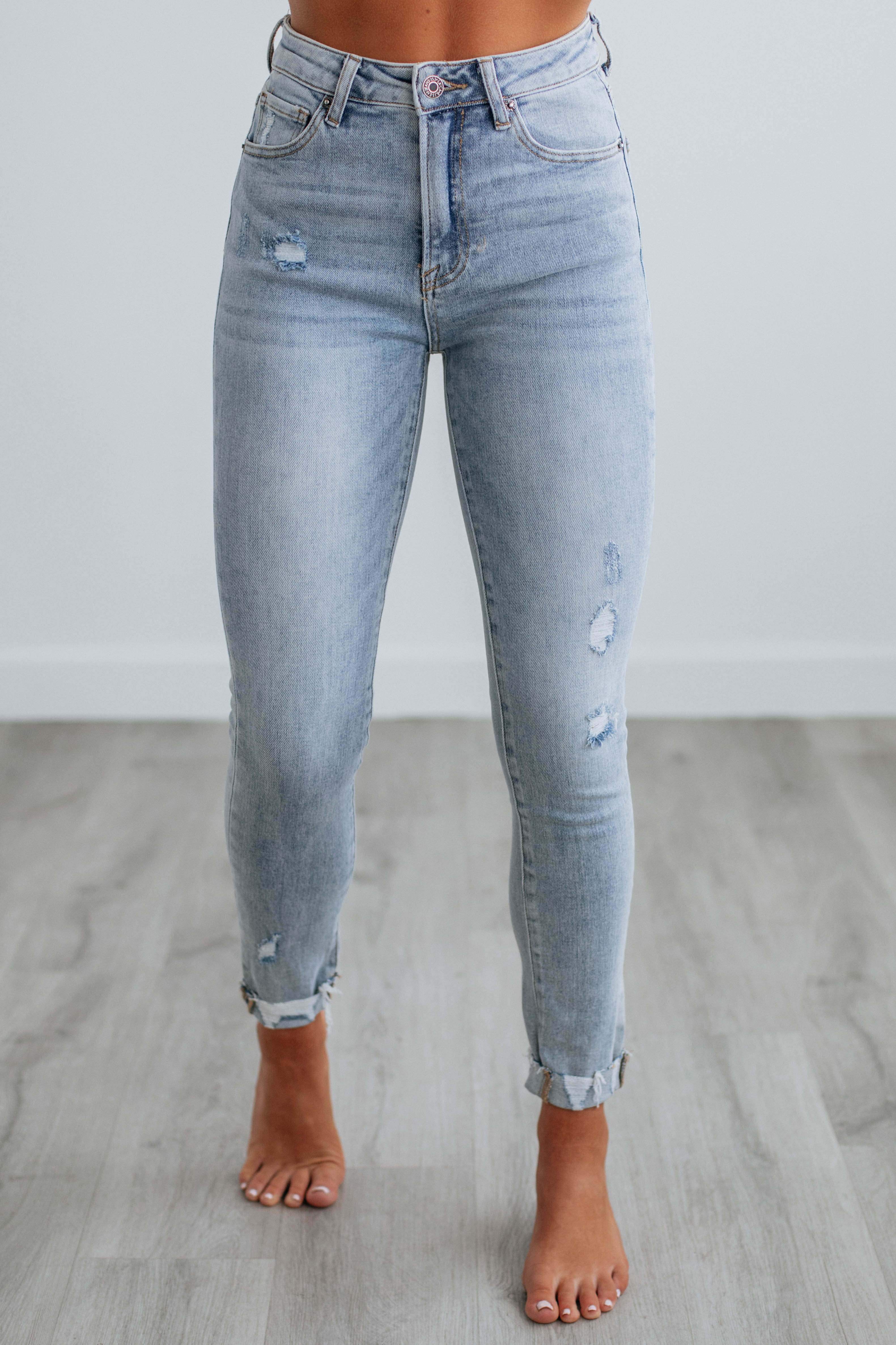 Jenna Risen Women's High Waist Skinny Jeans - Stretch Denim Pants for Everyday Comfort | Perfect for Work, Date Night & Casual Outfits