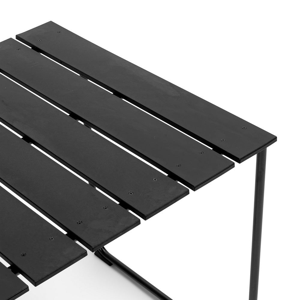 Mater Ocean Table - Modern Glass Coffee Table with Wooden Base for Living Room, Lounge & Office - Stylish & Durable Home Furniture for Coastal & Contemporary Decor