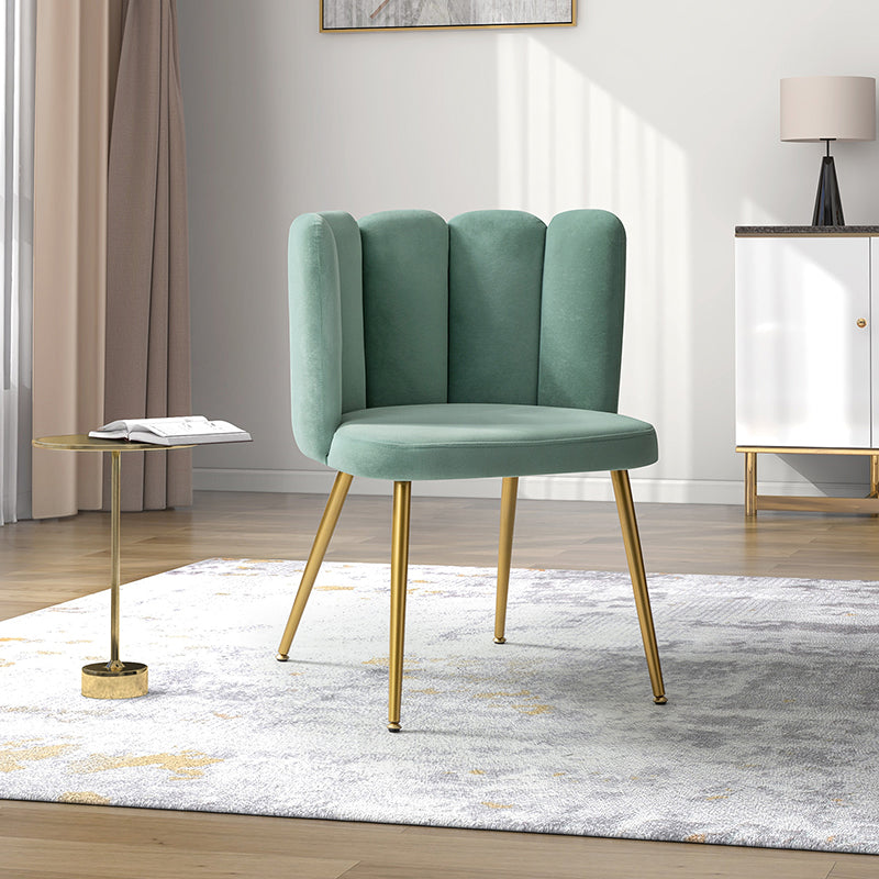 Elodia Side Chair - Modern Accent Chair for Dining Room, Living Room & Office - Sturdy Wooden Frame with Upholstered Seat - Perfect for Home Decor & Small Spaces