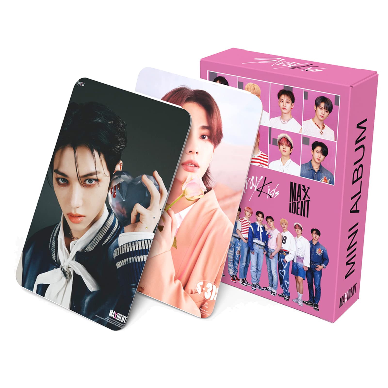 Stray Kids 55-Piece Kpop Photocard Set | Official KPOP Merchandise & Lomo Cards | Perfect for Fan Gifts, Party Decorations & Kpop Collections