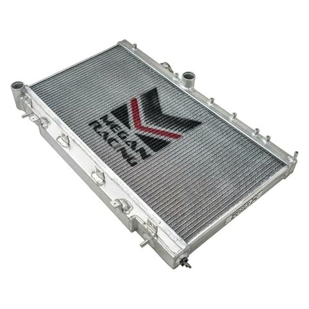Megan Racing MR-RT-SI04ST High Performance Aluminum Radiator - Perfect for Honda Civic, Acura Integra & RSX - Improves Engine Cooling for Racing & Daily Driving