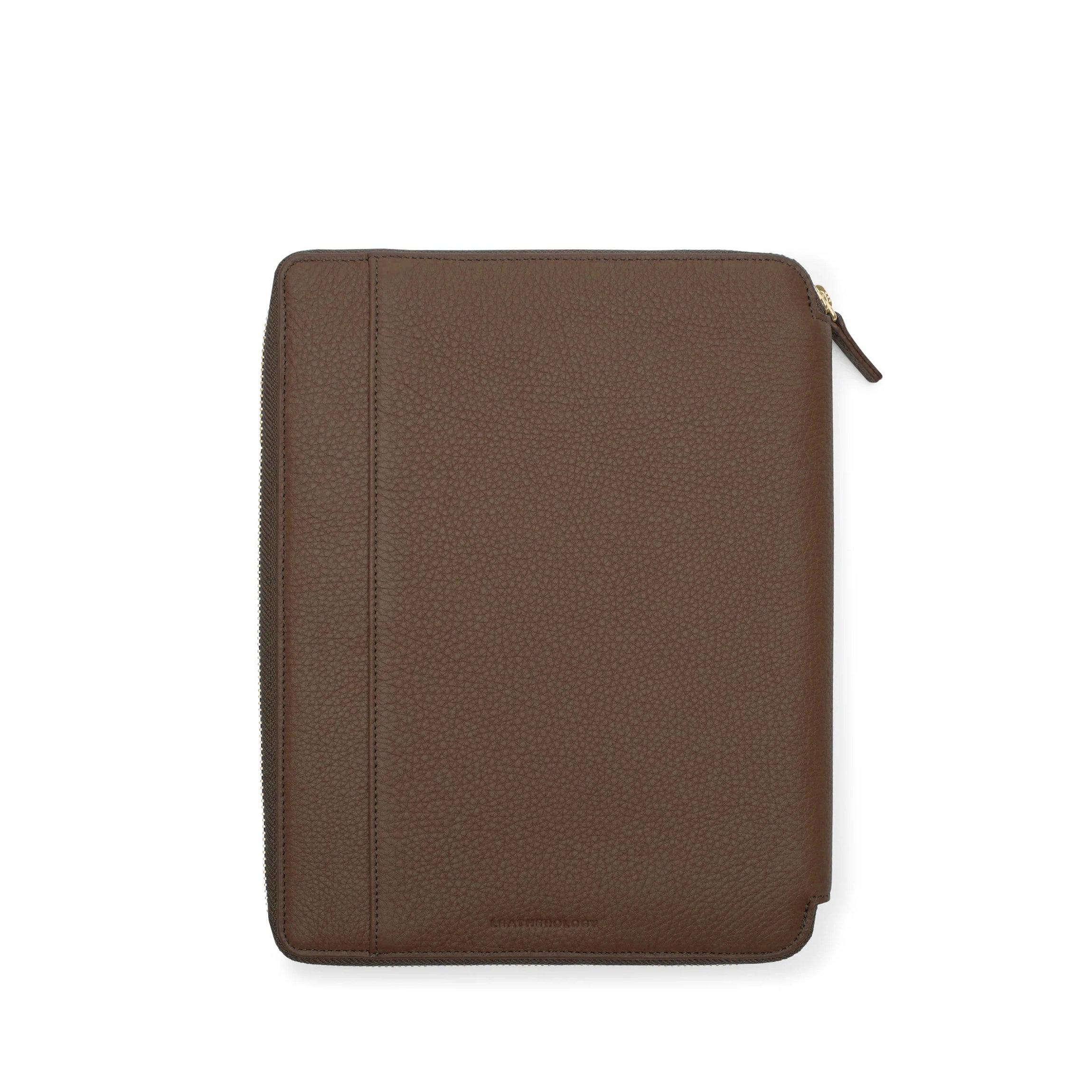Premium B5 Zippered Spiral Notebook - 100 Sheets College Ruled Paper, Durable Hardcover Journal for School & Office Use - Perfect for Note Taking, Journaling & Gift Giving (Cocoa Brown)