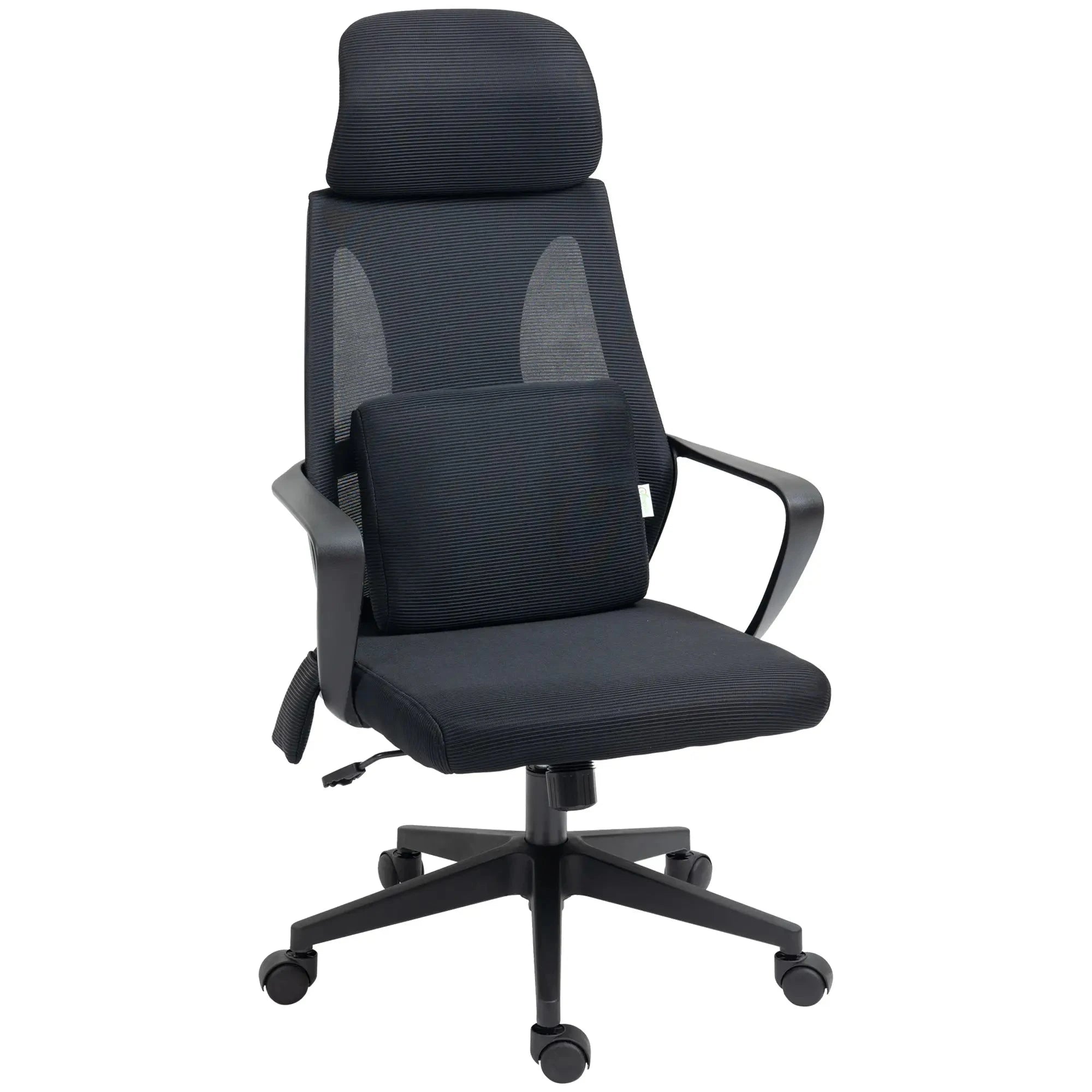 Premium High Back Ergonomic Executive Office Chair with Adjustable Lumbar Support & Massage Function - Perfect for Home Office, Gaming Setup, and Long Work Sessions