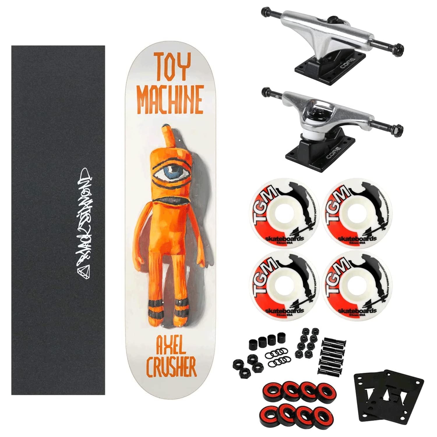 Toy Machine Axel Doll Complete Skateboard 8.5