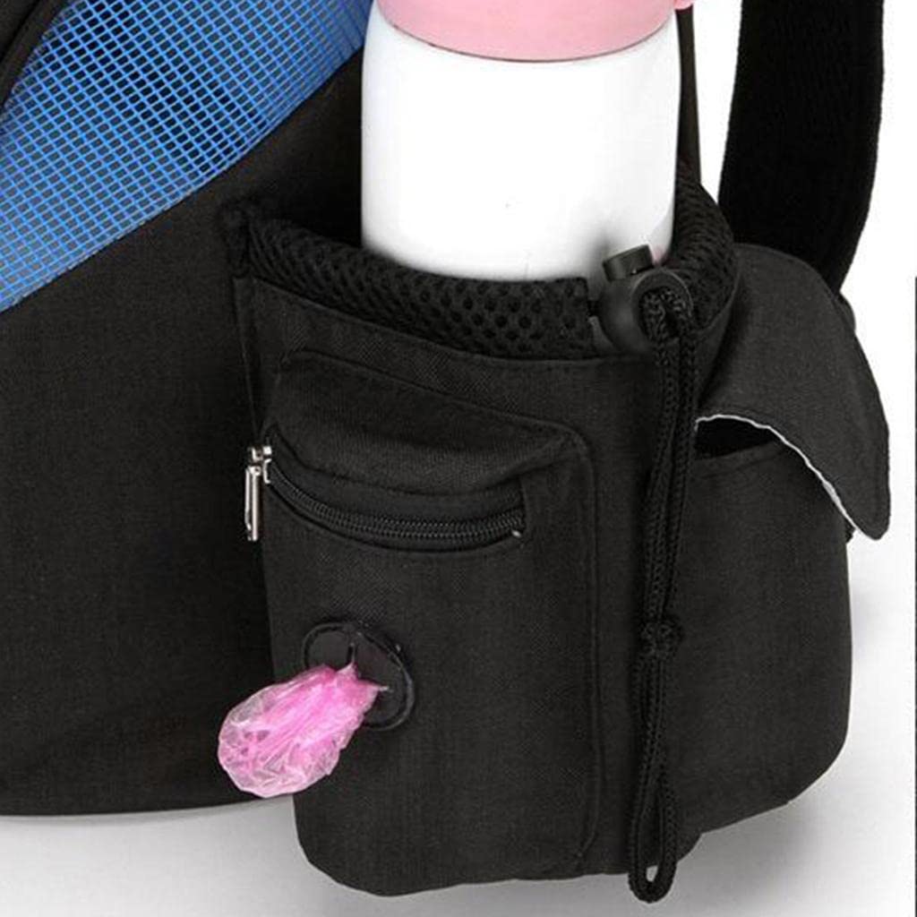 Enakshi Adjustable Pet Carrier Backpack for Cats & Dogs - Lightweight Travel Bag with Breathable Mesh, Blue & Black - Perfect for Airplane, Hiking, and Outdoor Adventures | Pet Supplies | Dog & Cat Carriers | Travel Totes