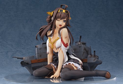 Good Smile Kantai Collection Kancolle Kongo PVC Figure Half Damage Version 1/8 Scale - Anime Collectible for Display & Gifts