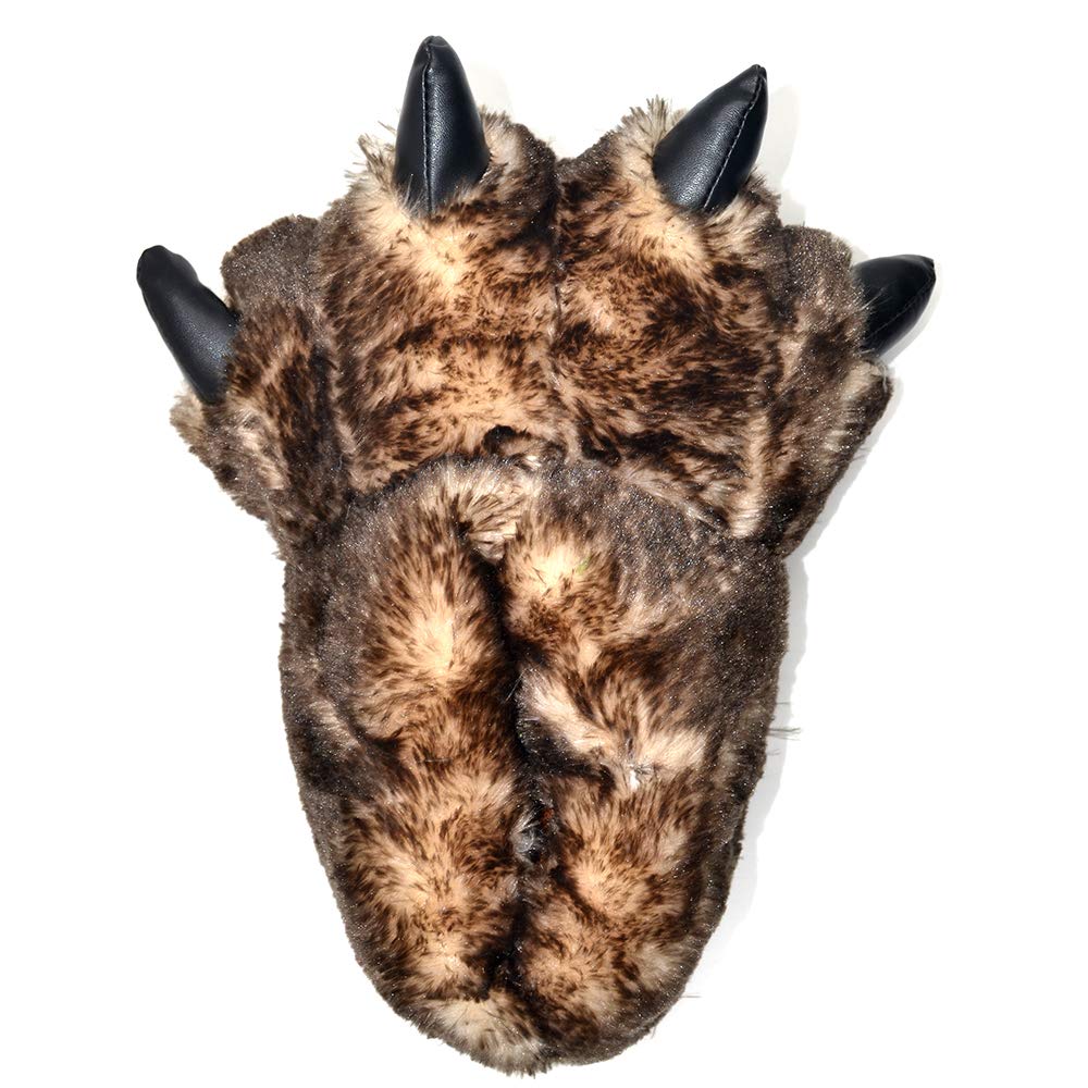 Funny Bear Paw Slippers for Adults & Kids - Cozy Monster Dinosaur Slippers for Boys, Girls & Toddlers - Perfect for Indoor Wear, Home Relaxation & Cute Gifts