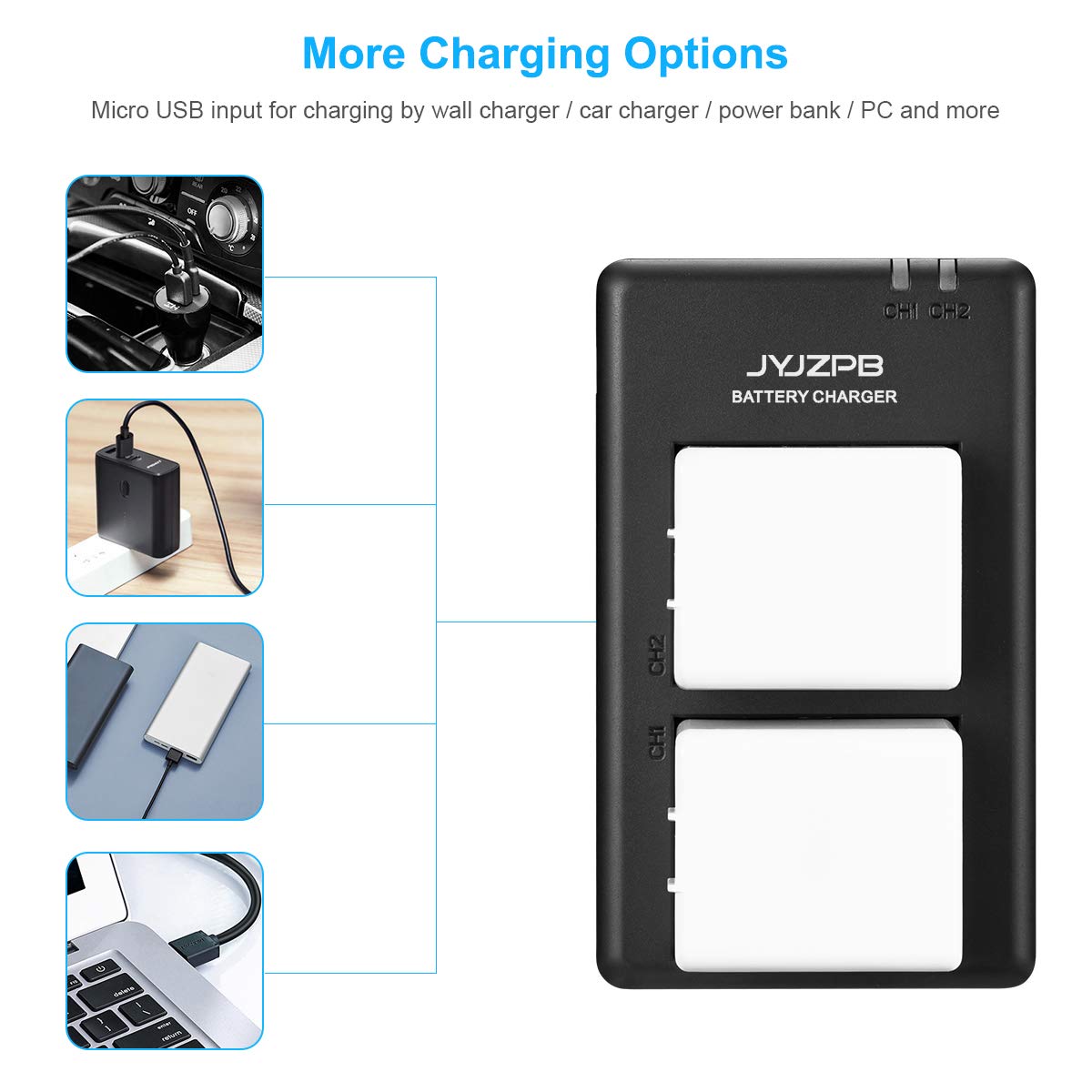 7.2V 3660mAh Rechargeable Li-ion Battery Pack & Dual Charger for Arlo Go Camera - Long Lasting Power Supply for Outdoor Security Surveillance & Travel Use