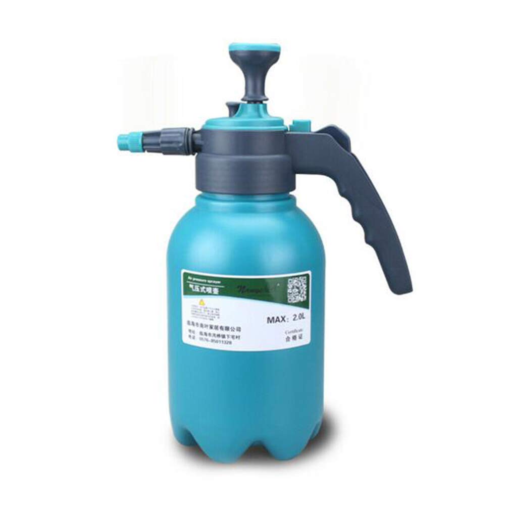 Qingsi 2L Garden Pump Sprayer - Handheld Pressure Spray Bottle for Weeds, Watering, Cleaning | Portable Chemical Sprayer for Home, Garden & Car Washing (Non-Extensic) - Perfect for Lawn Care, Plant Fertilizing & Outdoor Cleaning