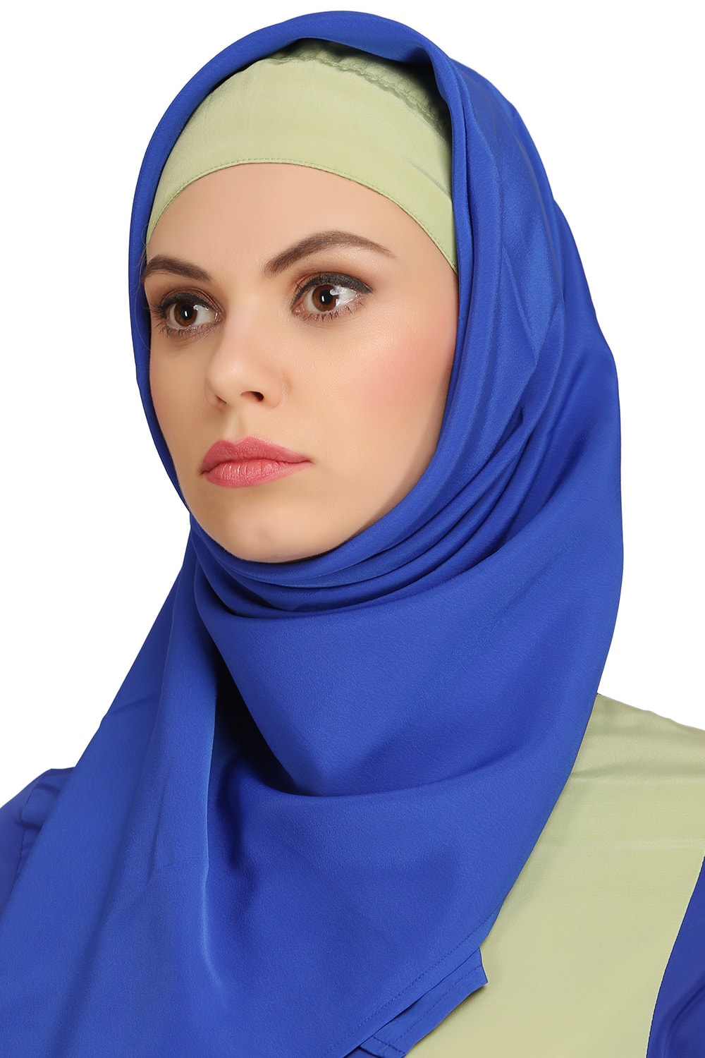 Midhah Royal Blue Hijab - Soft & Breathable Muslim Headscarf for Women - Perfect for Daily Wear, Prayer, and Special Occasions