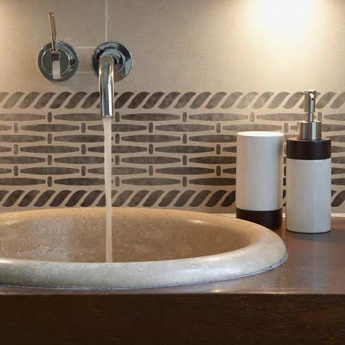 Basketweave Frieze Border Stencil - Reusable DIY Wall Painting Template for Home Decor, Crafts & Furniture - Perfect for Accent Walls, Ceilings, and DIY Projects
