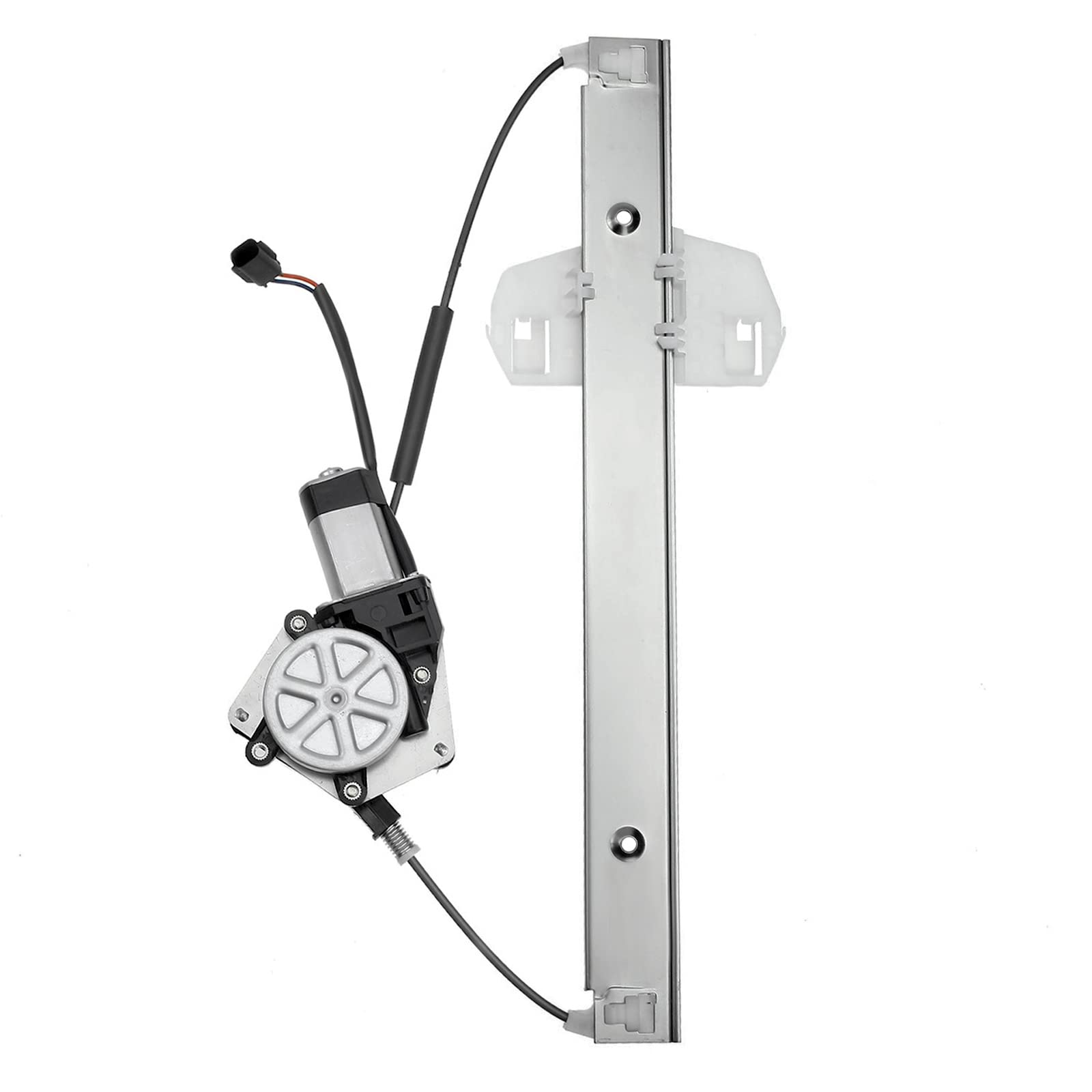 Premium Power Window Regulator with 2-Pin Motor - Compatible with Jeep Wrangler JK 2007-2018 (Rear Driver Side) | Durable Replacement Part for Smooth Window Operation
