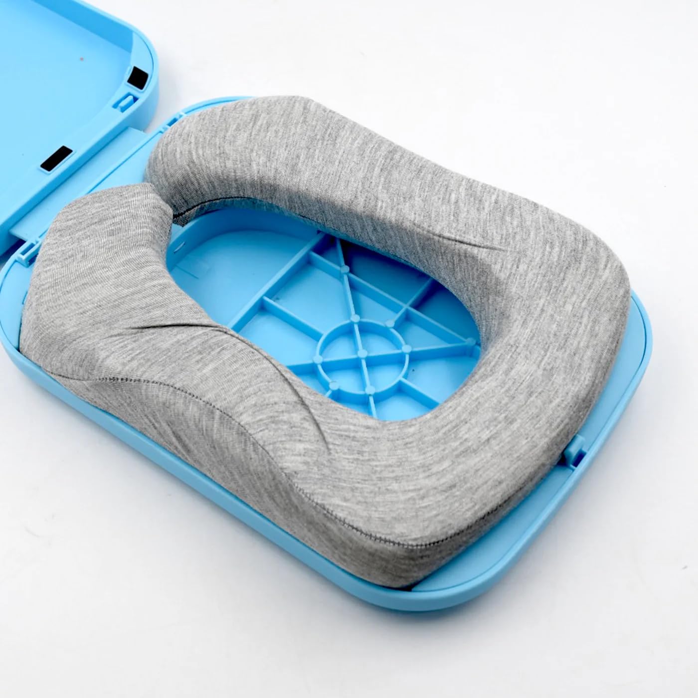 Soft Nap Doughnut Pillow for Kids & Adults - Foldable Travel Neck Pillow with Slow Rebound Memory Foam - Portable Desk Pillow for Office, School, Library, Camping & Airplane Travel - Perfect for Napping, Studying & Relaxing