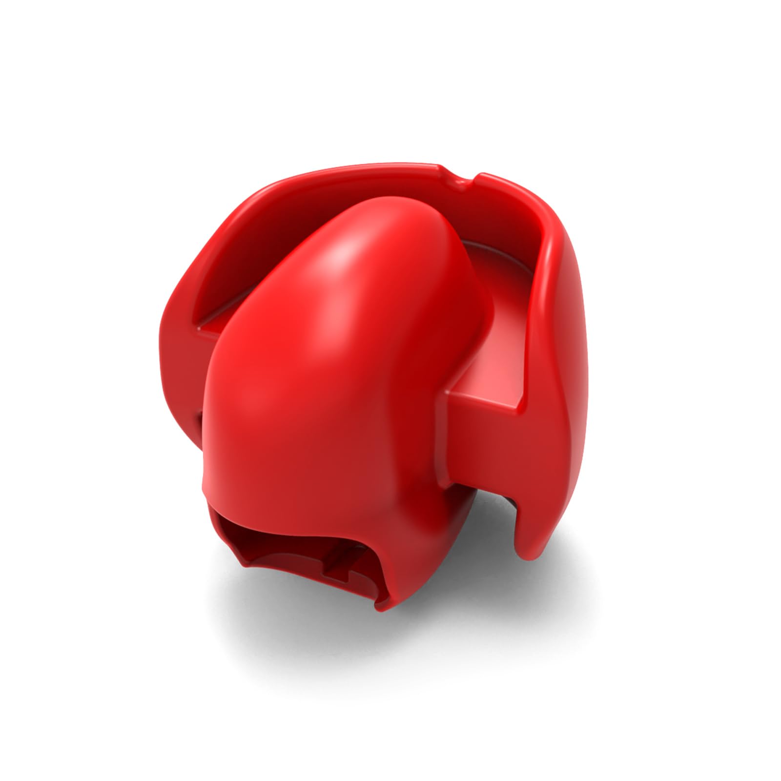 Premium Silicone BDSM Gag with Bite Plate - Bondage Sex Toy for Couples, Extreme Fetish & Role Play - Mouth Gag for Women & Men - Perfect for BDSM, Cosplay & Sensual Play (Red)