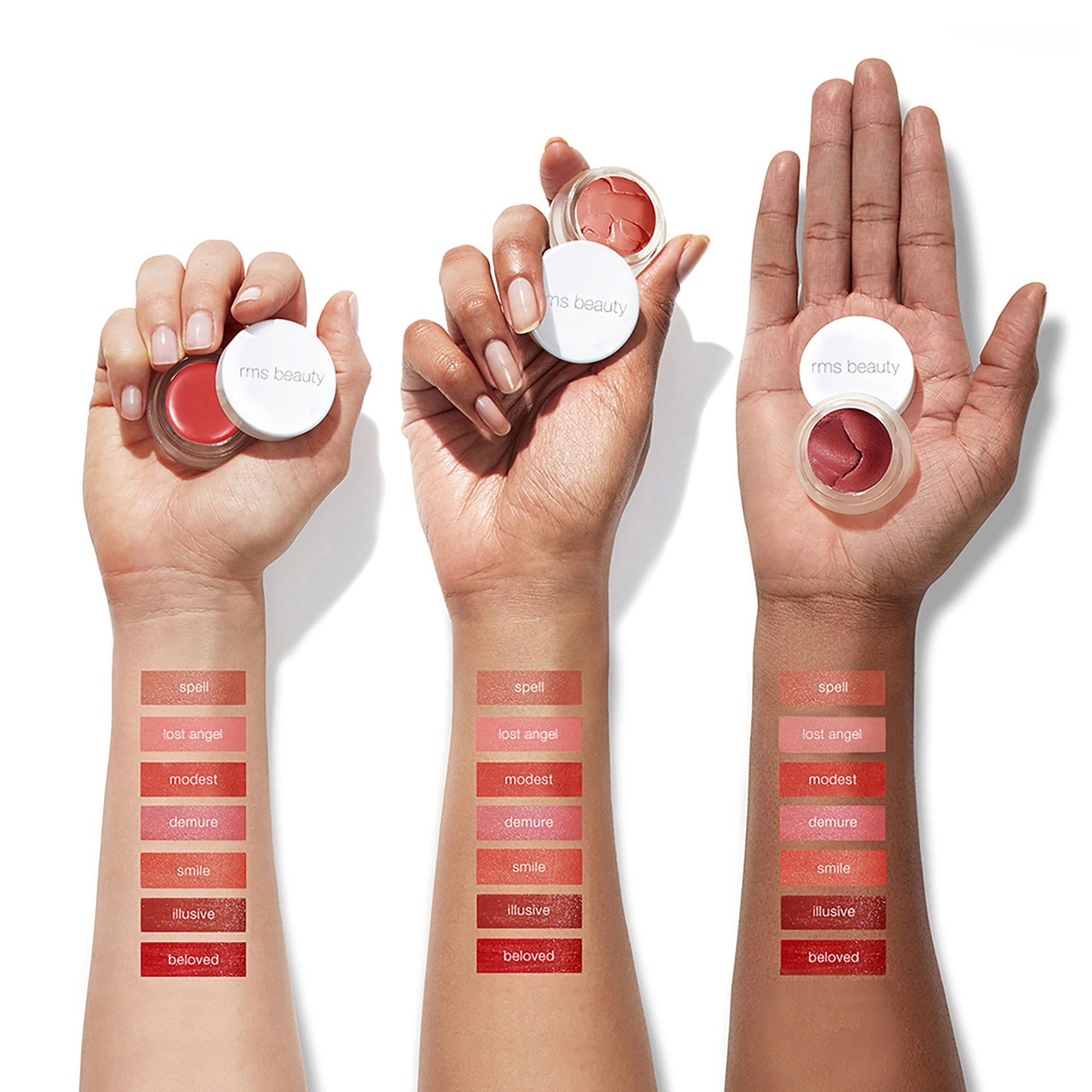 RMS Beauty Lip2Cheek Multi-Purpose Cream Blush & Lip Tint - Natural, Organic Makeup for Cheeks & Lips - Perfect for Everyday Wear & On-The-Go Touch Ups