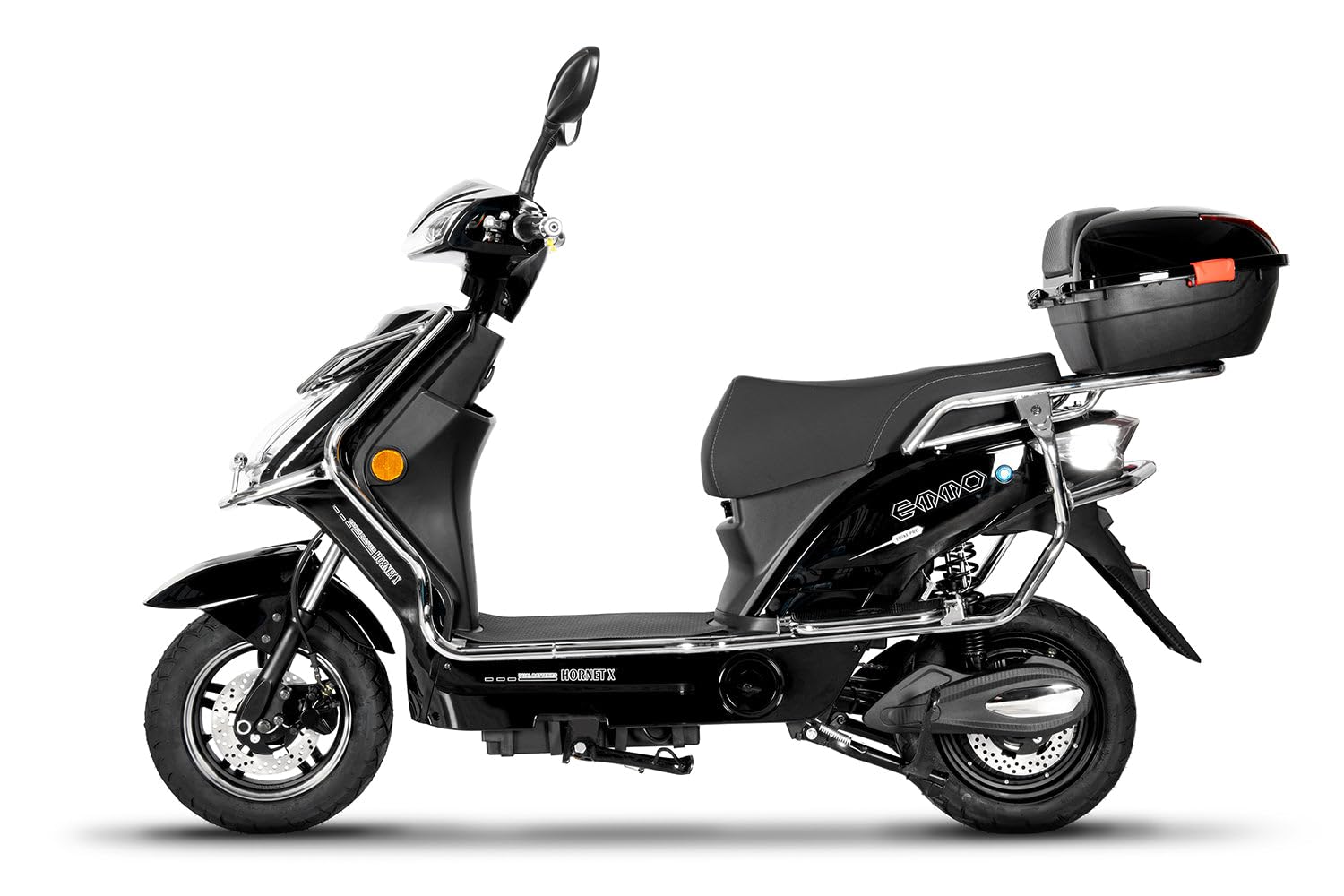 EMMO Hornet X Electric Moped for Adults - 60V 500W QS Motor Electric Scooter Bike with Dual Removable Battery & Large Storage - Long Range Commuter E-Bike for Urban Travel & Delivery Riders