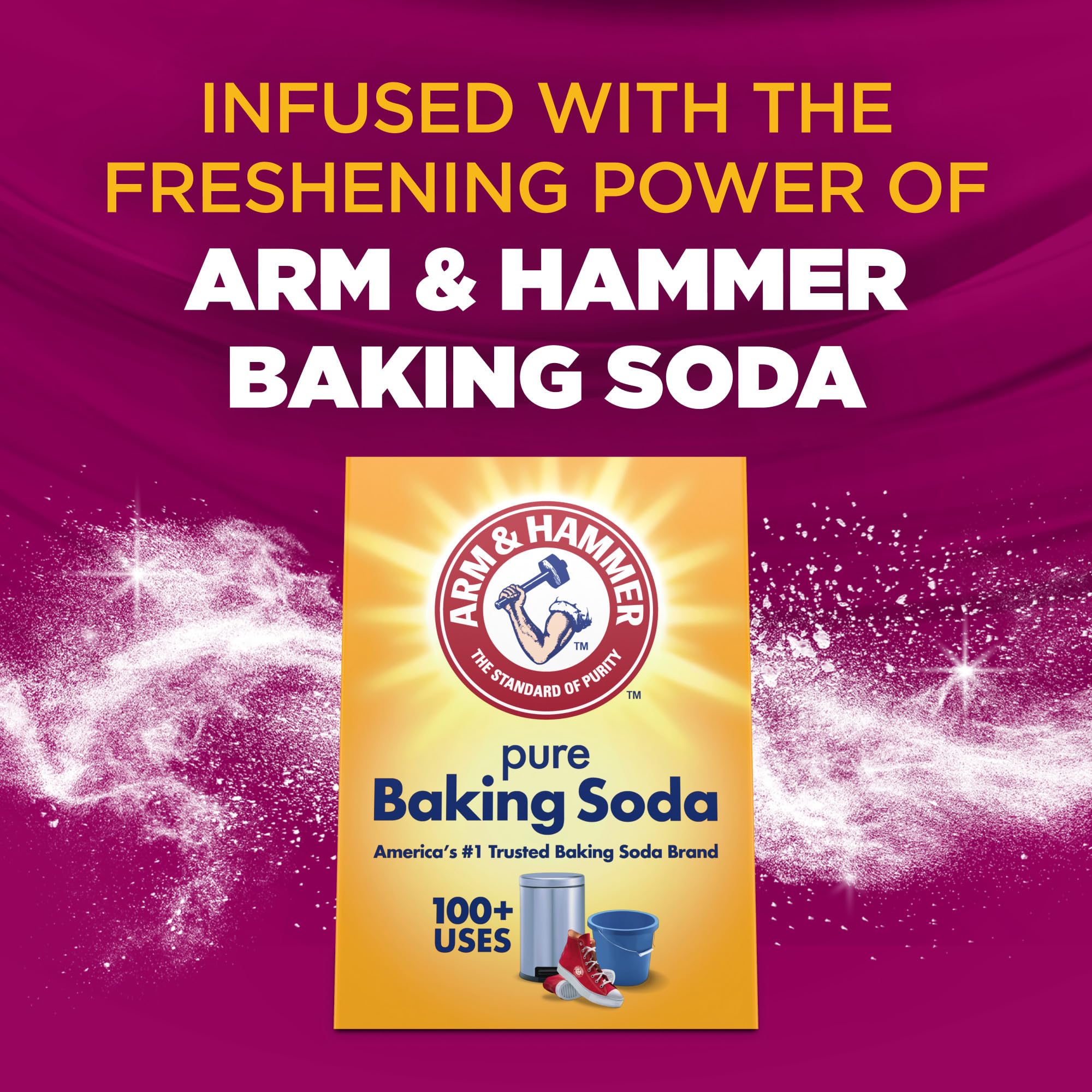 Arm & Hammer In-Wash Scent Booster Tropical Paradise - 24 oz (Pack of 4) | Long-Lasting Laundry Fragrance for Clothes & Linens | Perfect for Gym Clothes, Bedding & Towels