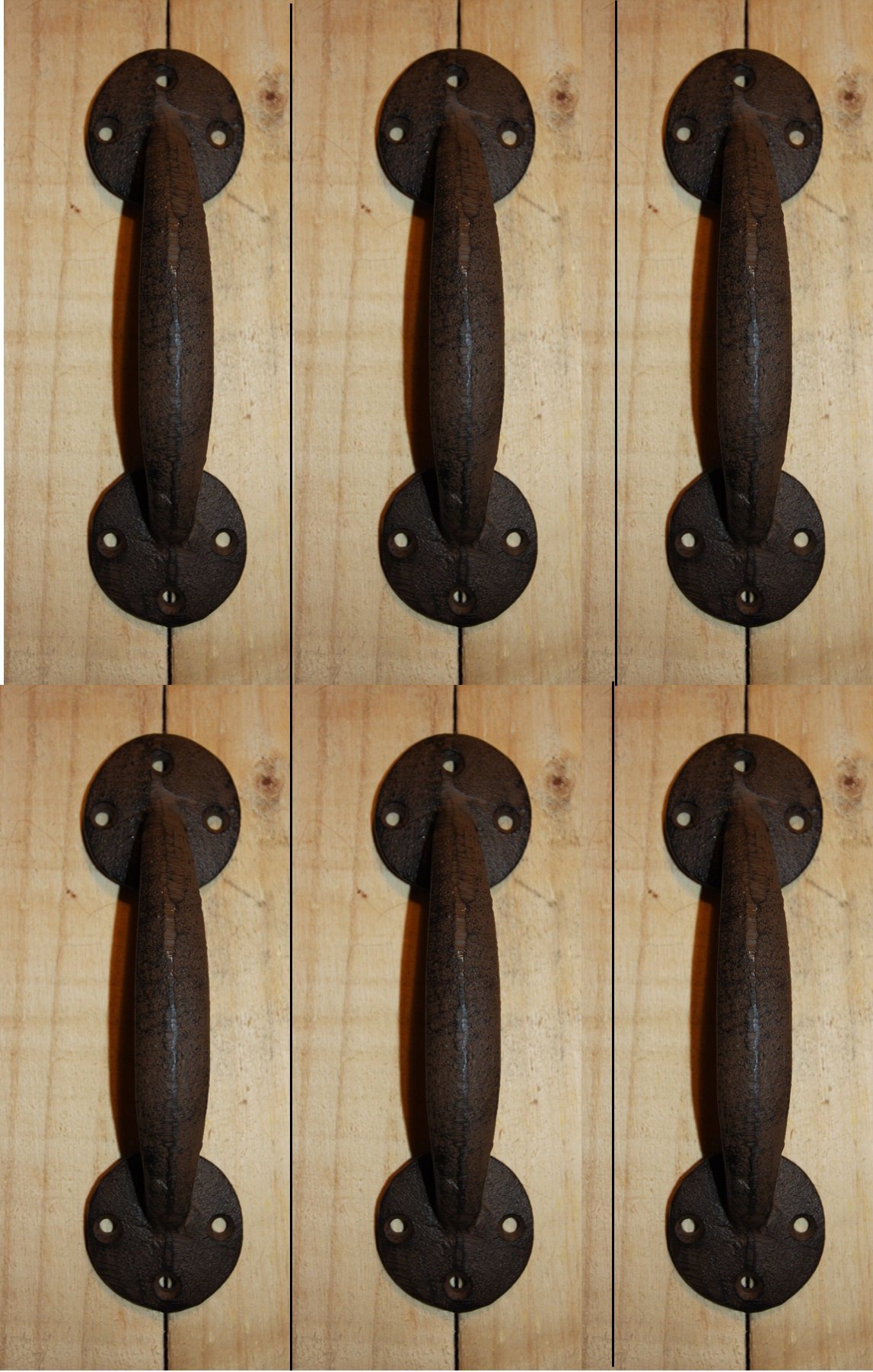Vintage Mission Style Cabinet Pulls - 6 7/8