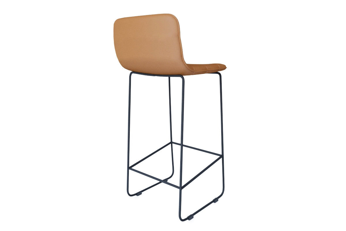 Lark Counter Stool with Sled Base - 28.7 Inch Bar Height Stool for Kitchen Island, Breakfast Bar & Home Decor - Modern Dining Stool with Comfortable Seat Height