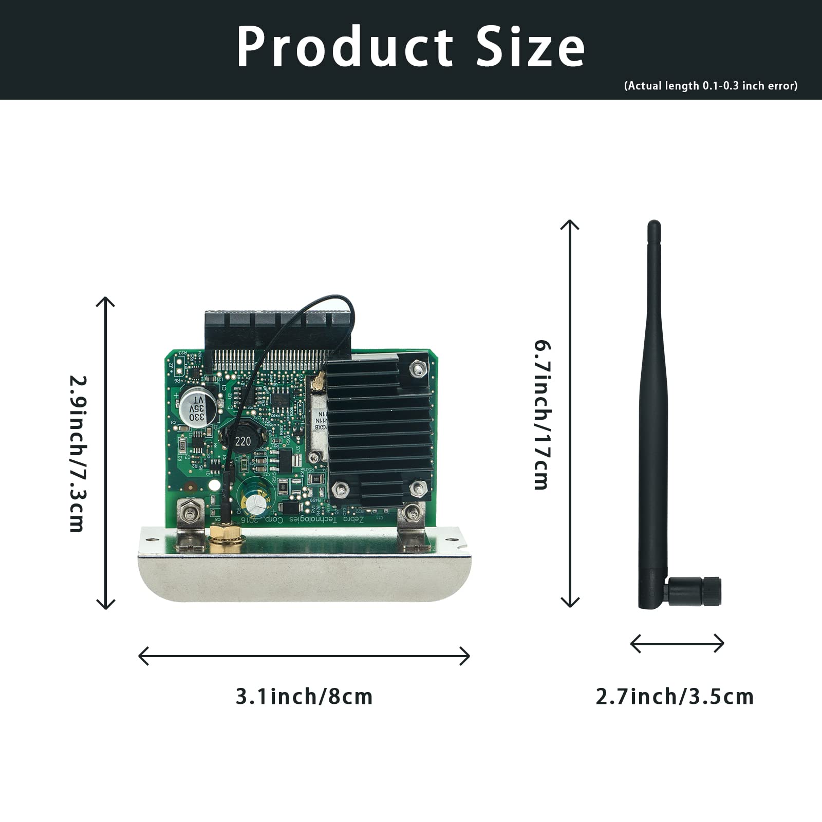 LANADO Internal Ethernet Print Server Network Card for Zebra ZT210 ZT230 ZT410 ZT420 Label Printers - High-Speed Connectivity for Warehouse, Retail & Shipping Label Printing