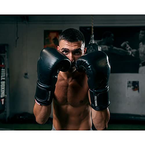 TITLE Boxing Ko-Vert Bag Gloves - Premium Training Gloves for Boxing, Kickboxing & Heavy Bag Workouts - Ideal for Men & Women - Perfect for Gym, Home & Martial Arts Training