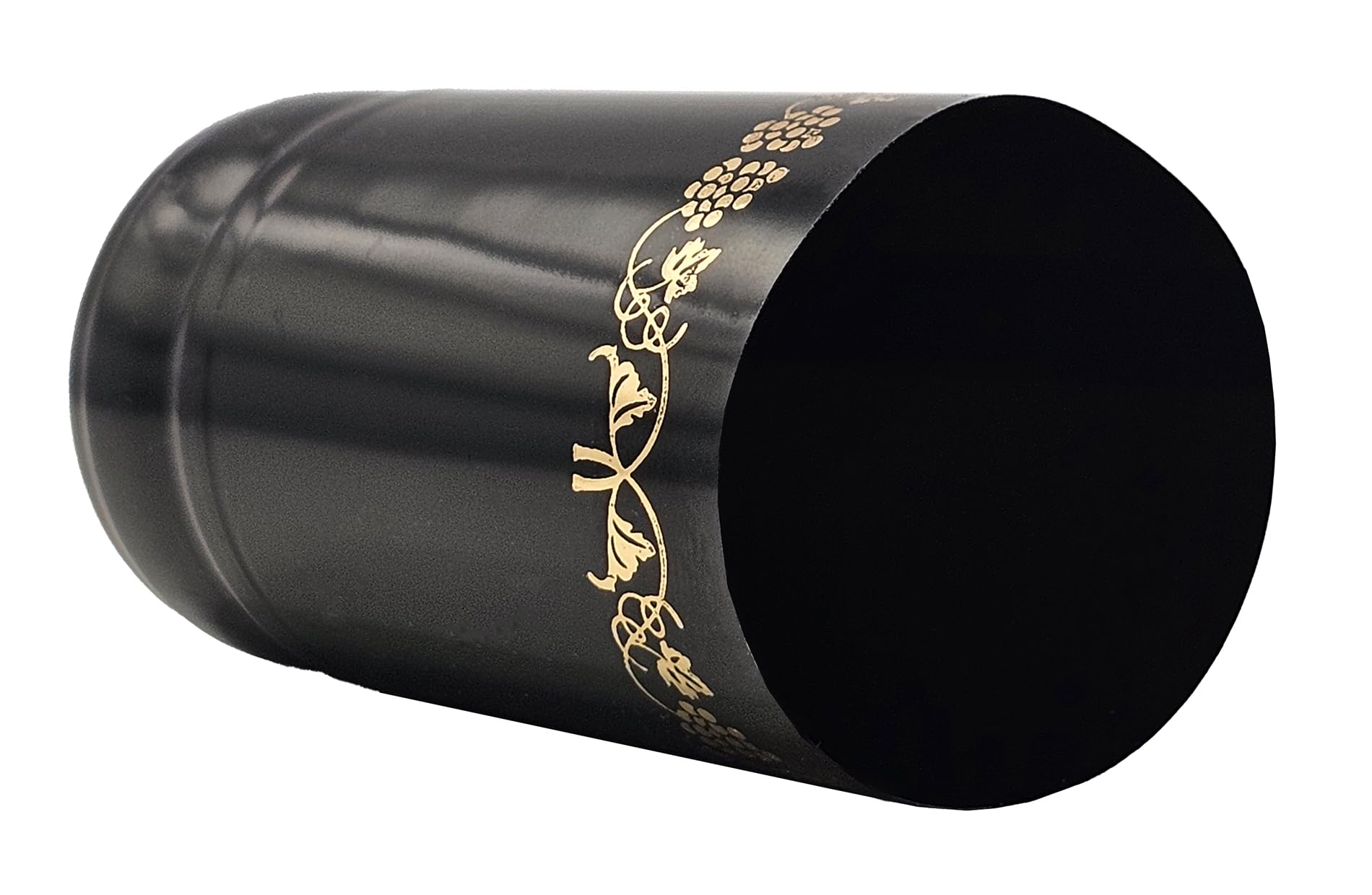 Home Brew Ohio Black & Gold Grape PVC Shrink Capsules - 8000 Count for Wine Bottles, DIY Brewing & Bottling Projects