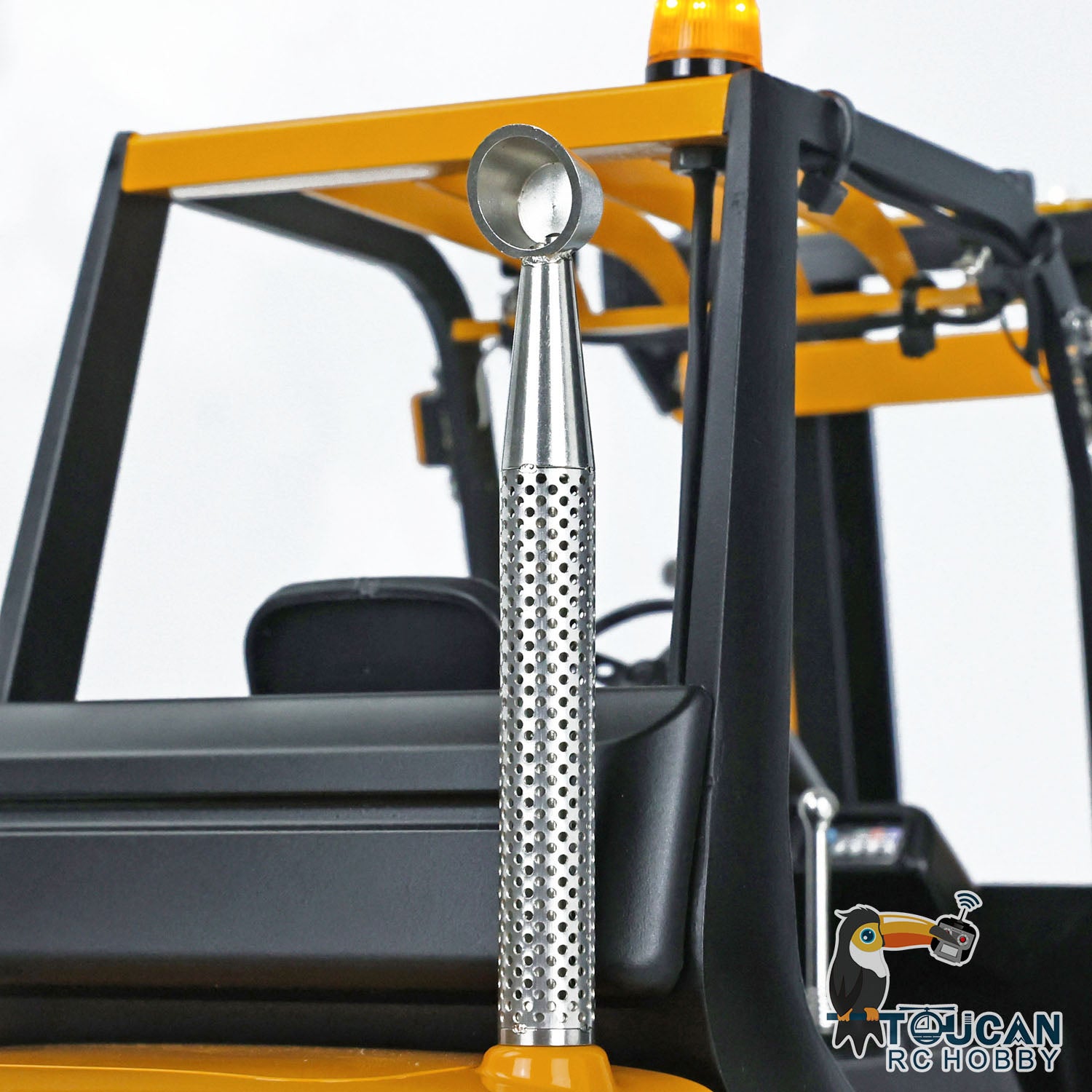1/14 Scale Metal LESU Assembled & Painted RC Forklift Truck - RTR with Light, Sound, Motor, Servo & ESC - Includes Flysky FS Transmitter & Receiver - Perfect for Indoor/Outdoor RC Hobby, Construction Site Play & Collectors Display