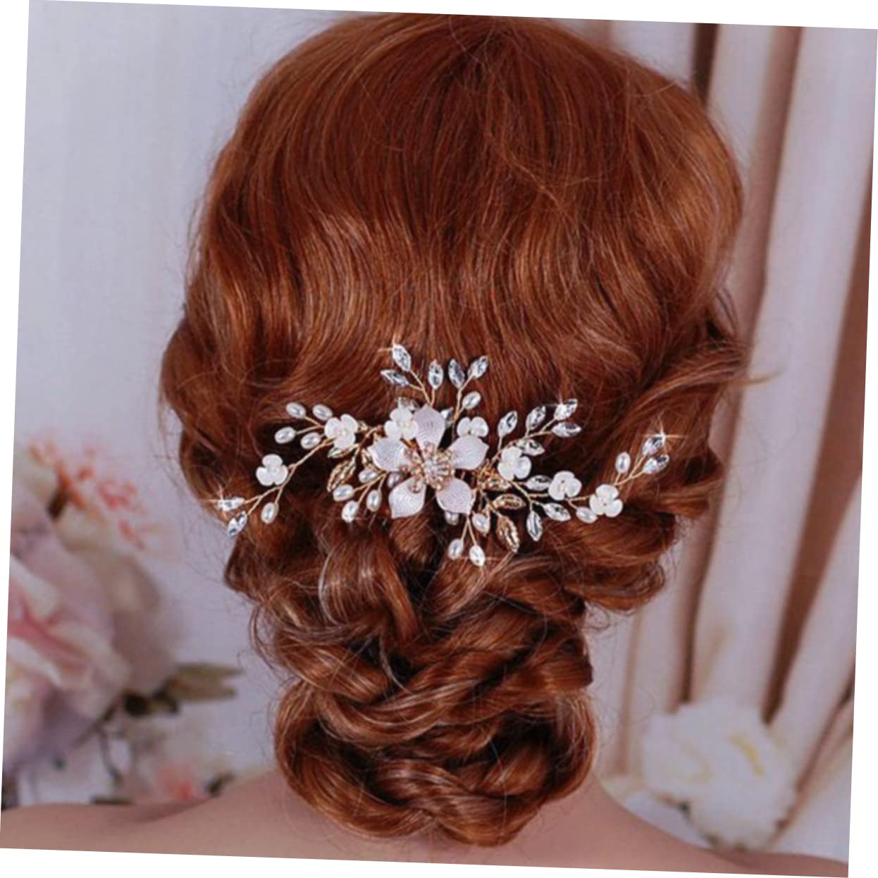 LALAFINA Elegant Pearl Wedding Hair Comb – Bridal Hair Accessories for Bride, Special Occasions | Perfect for Weddings, Prom, Formal Events & Photo Shoots