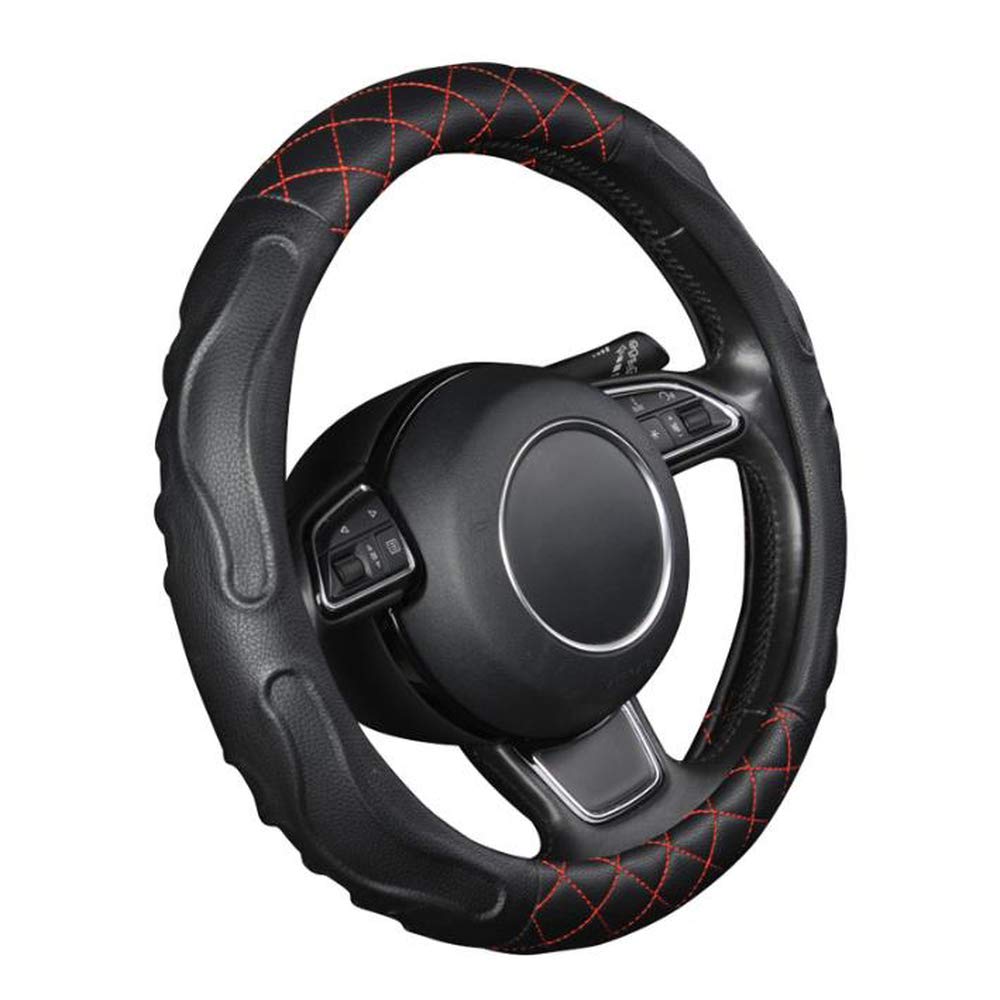 Premium Car Steering Wheel Cover for Lada 2107 2110 2114 Granta Kalina Models (2007-2010) - Non-Slip Grip & Comfortable Driving Experience - Perfect for Daily Commute & Road Trips