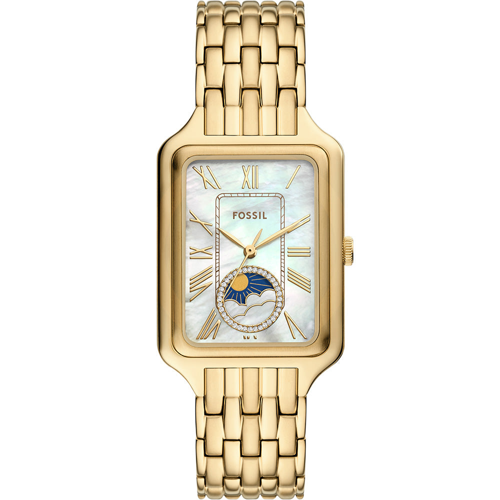 Fossil Raquel Sun Moon ES5398 Women's Watch - Stylish Analog Watch with Sun and Moon Dial for Everyday Wear & Fashion Accessories