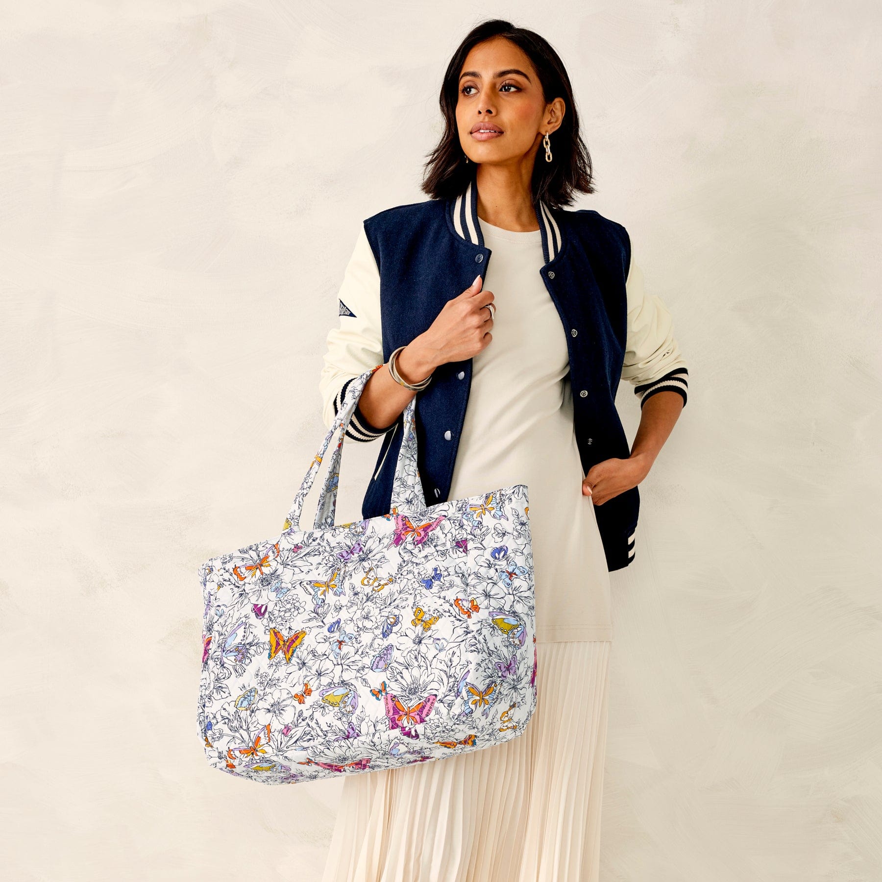 Stylish Knollton Tote Bag for Women - Durable Canvas Shopping Bag with Long Handles - Perfect for Work, Gym, Beach & Daily Use