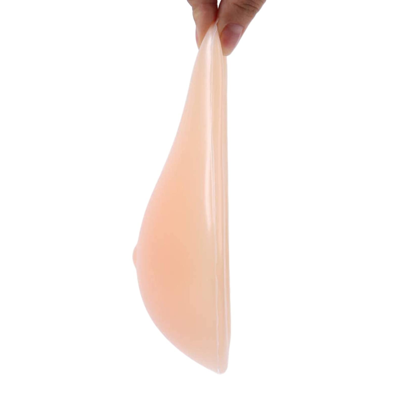 Reusable Self-Adhesive Silicone Breast Forms for Women – Natural Looking Fake Breasts for Post-Mastectomy & Chest Enhancement (1000g/Pair, Size D Cup) – Ideal for Daily Wear, Swimwear & Special Occasions