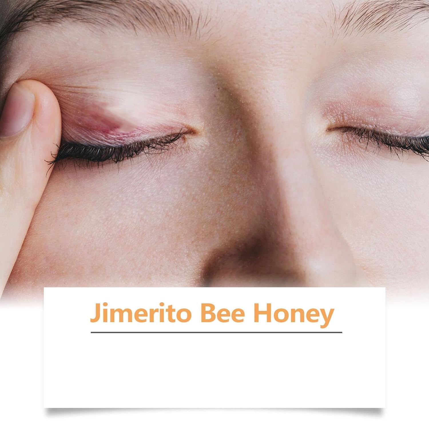 Jimerito Pure Stingless Bee Honey Eye Drops - Natural Moisturizing & Soothing Relief for Dry Eyes - 1pc - Perfect for Daily Eye Care & Contact Lens Wearers
