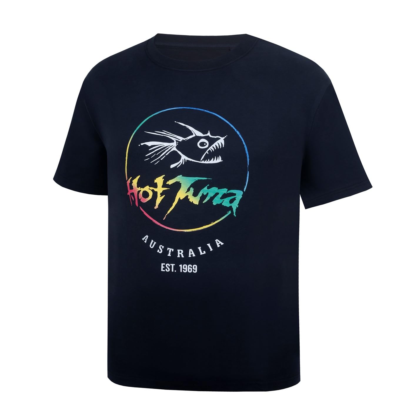Hot Tuna Men's Crew Neck T-Shirt - Soft Cotton Casual Tee for Everyday Wear | Perfect for Streetwear, Gym & Weekend Outfits